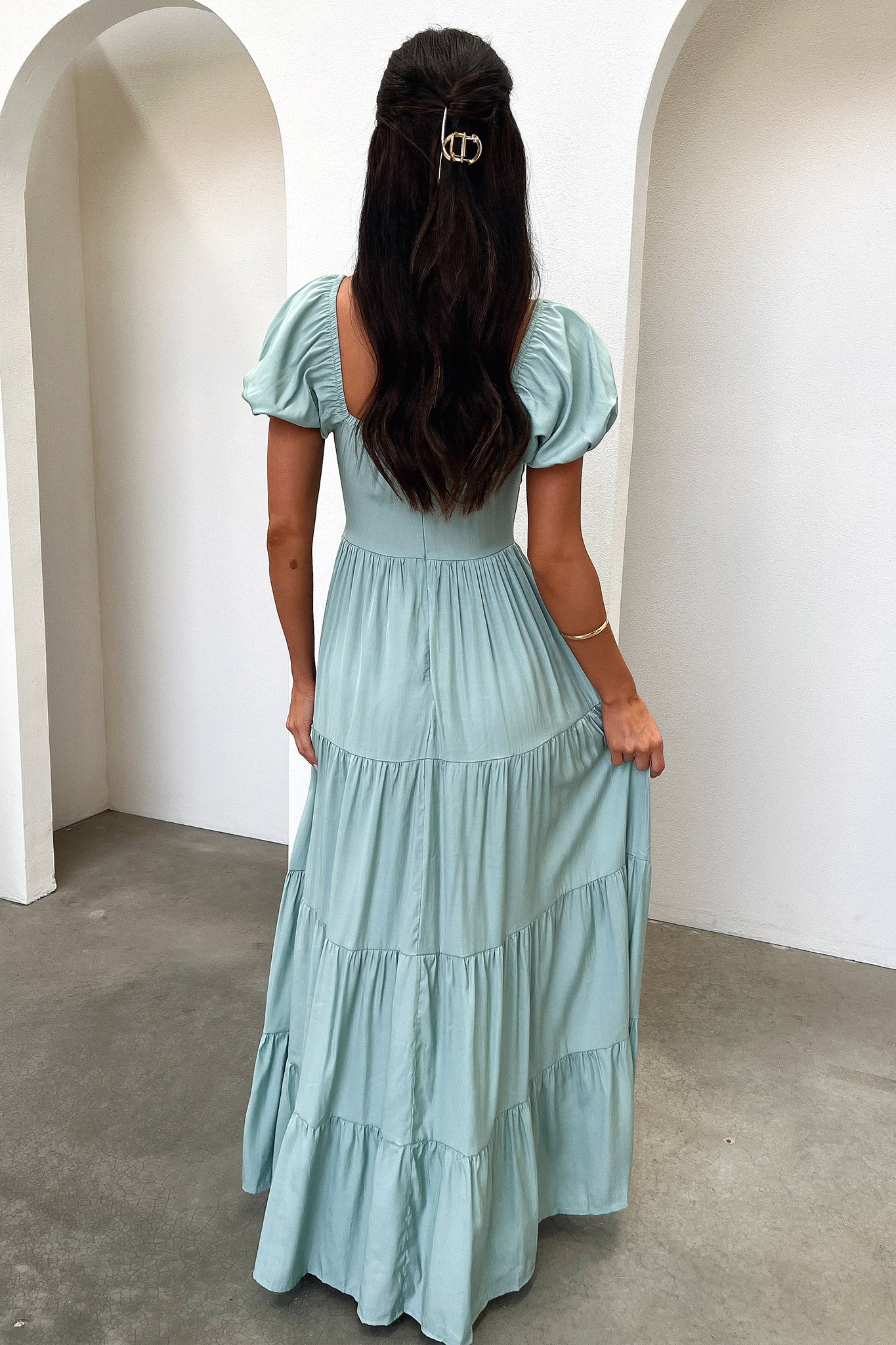 Levona Maxi Dress - Sage-Coutiqo