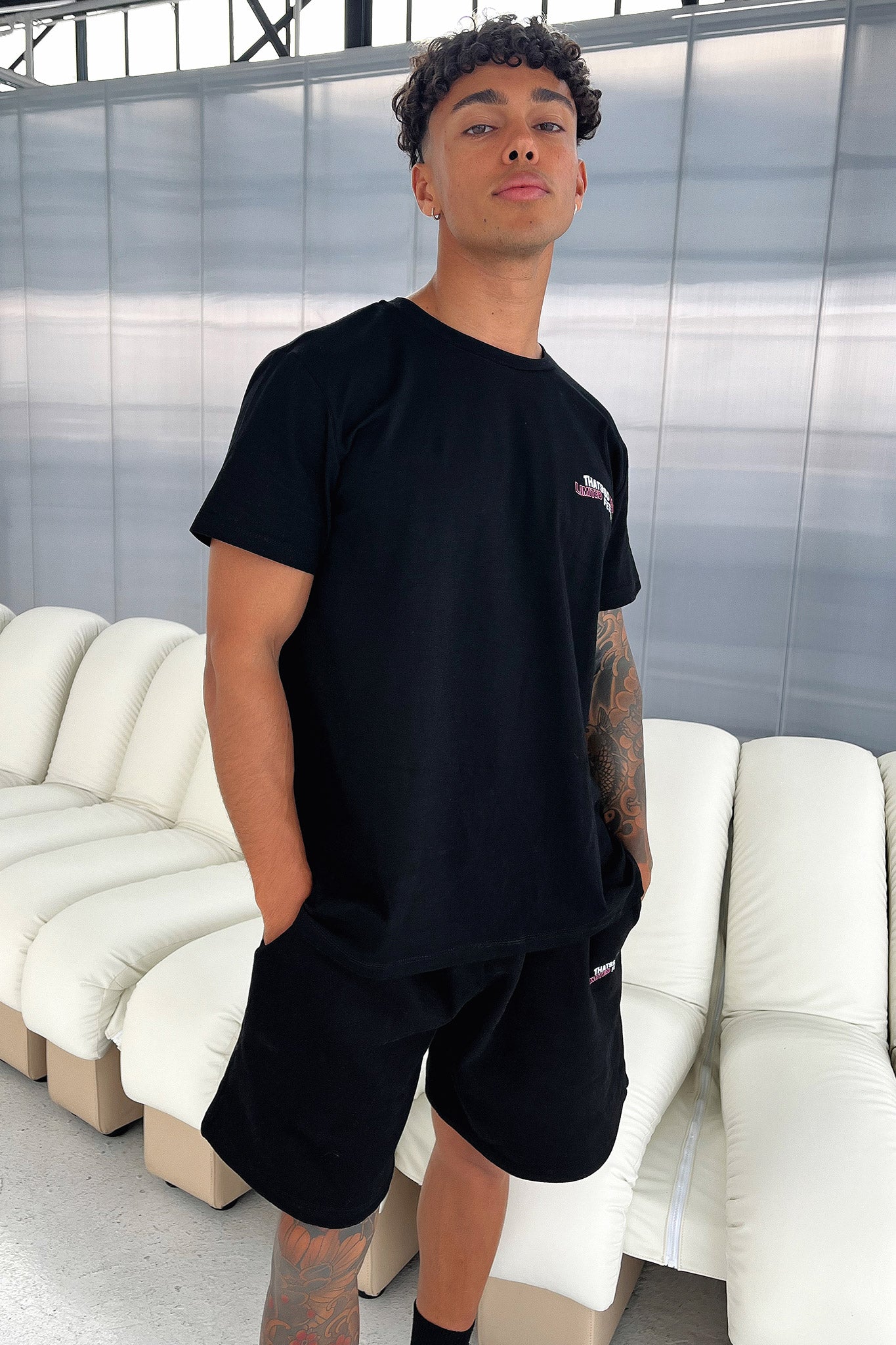 Limited Edition 3/4 Shorts - Black-Coutiqo