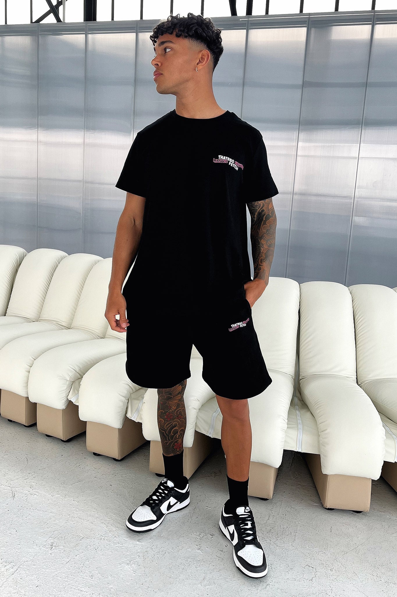 Limited Edition 3/4 Shorts - Black-Coutiqo