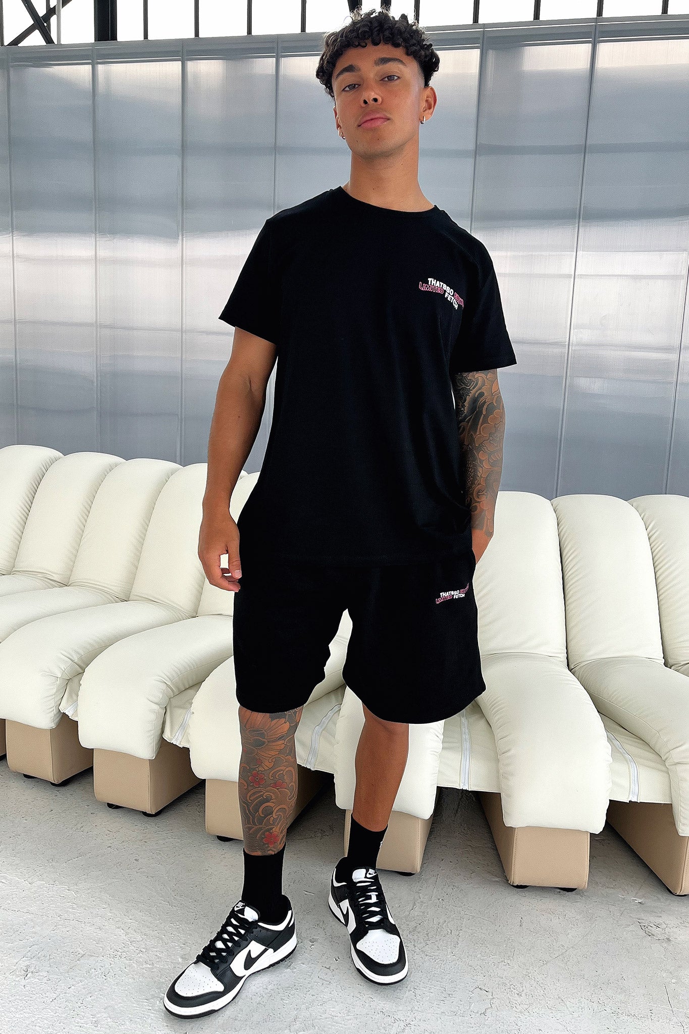 Limited Edition 3/4 Shorts - Black-Coutiqo