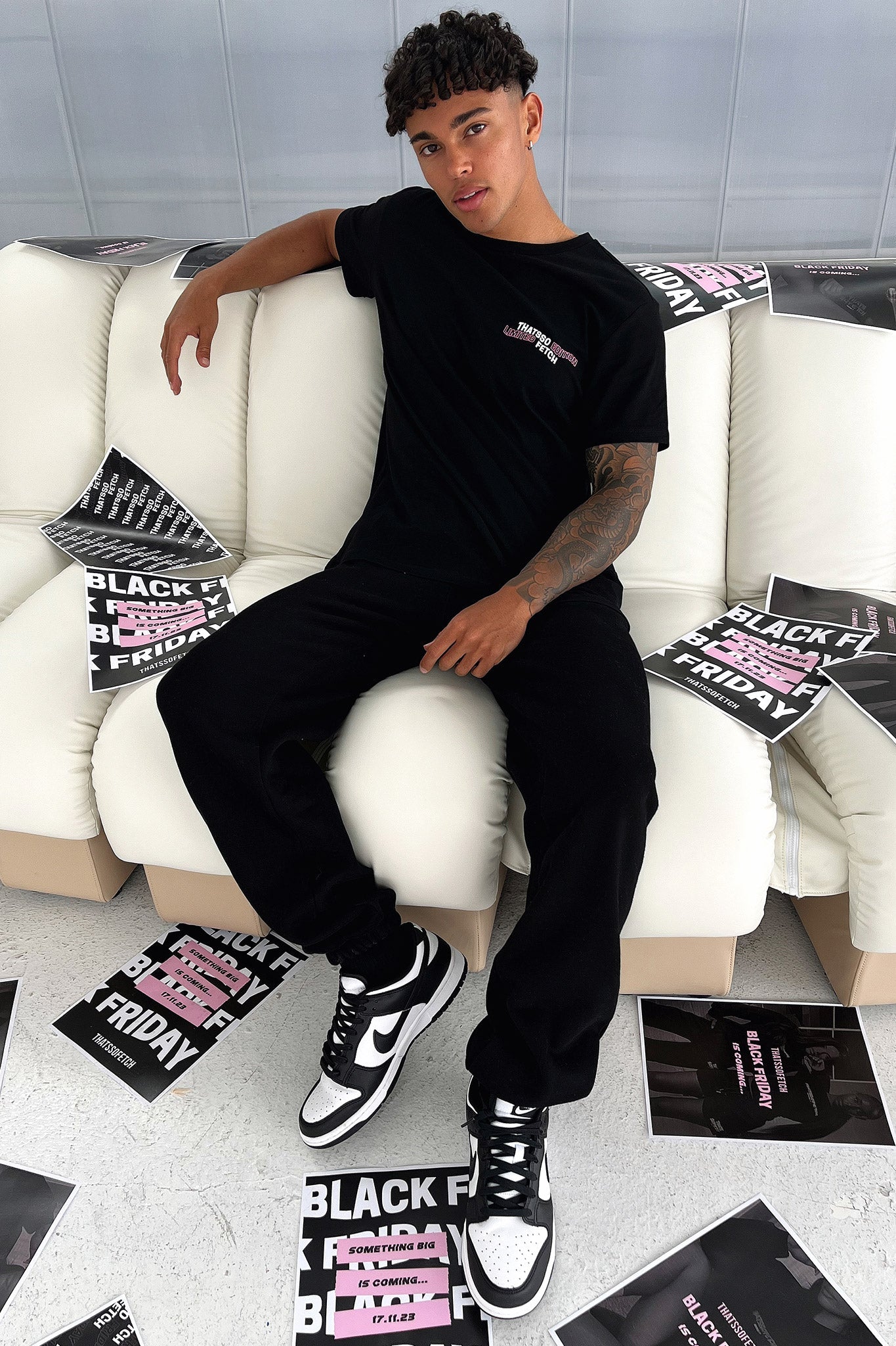 Limited Edition Oversized Tee - Black-Coutiqo