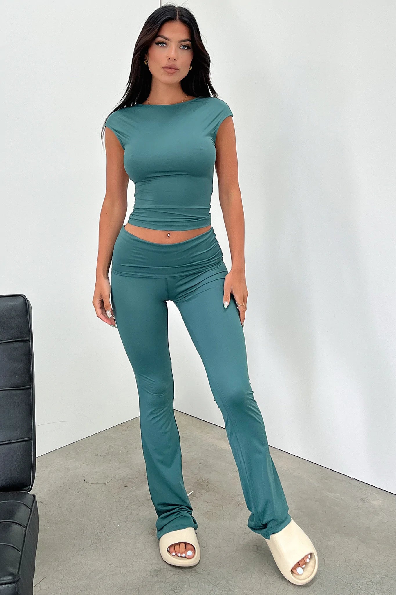 Lioness Uno Tie Top - Jungle Green-Coutiqo