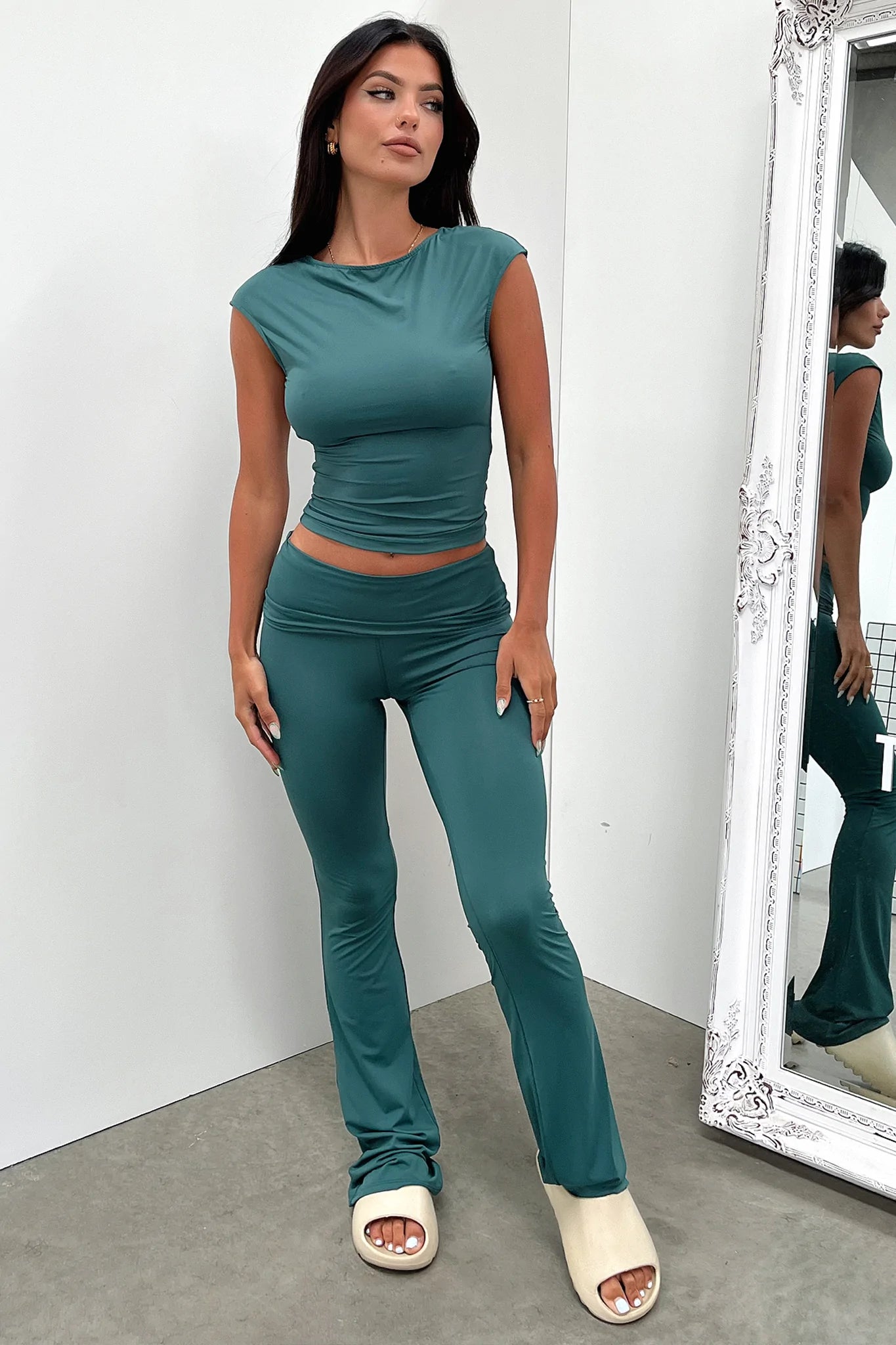 Lioness Uno Tie Top - Jungle Green-Coutiqo