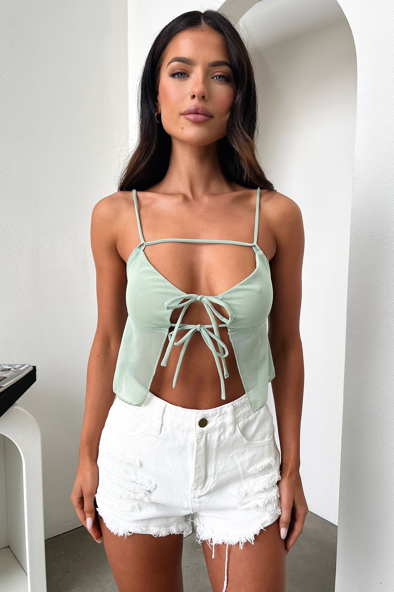 Liotta Top - Sage-Coutiqo