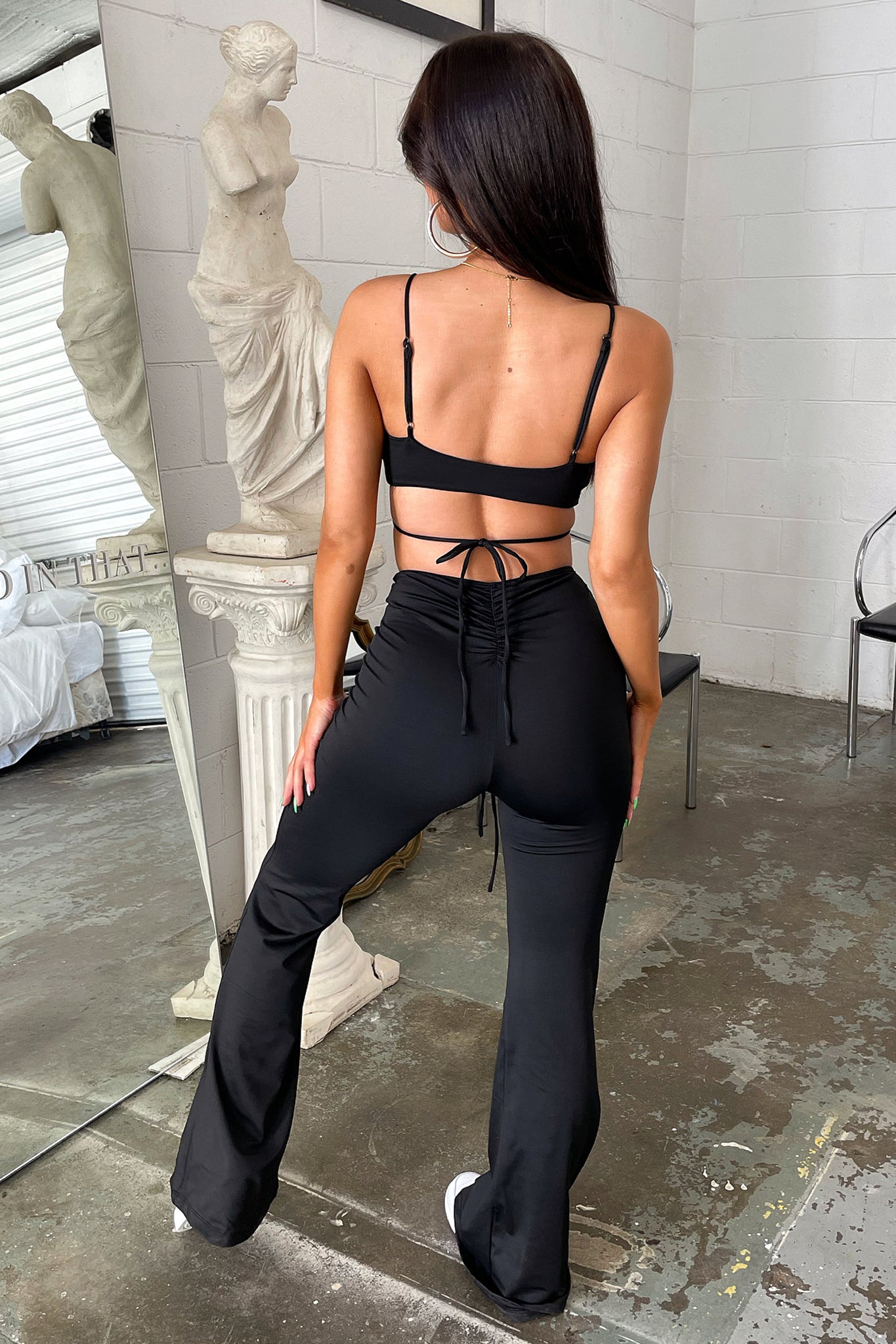 Lolita Crop - Black-Coutiqo