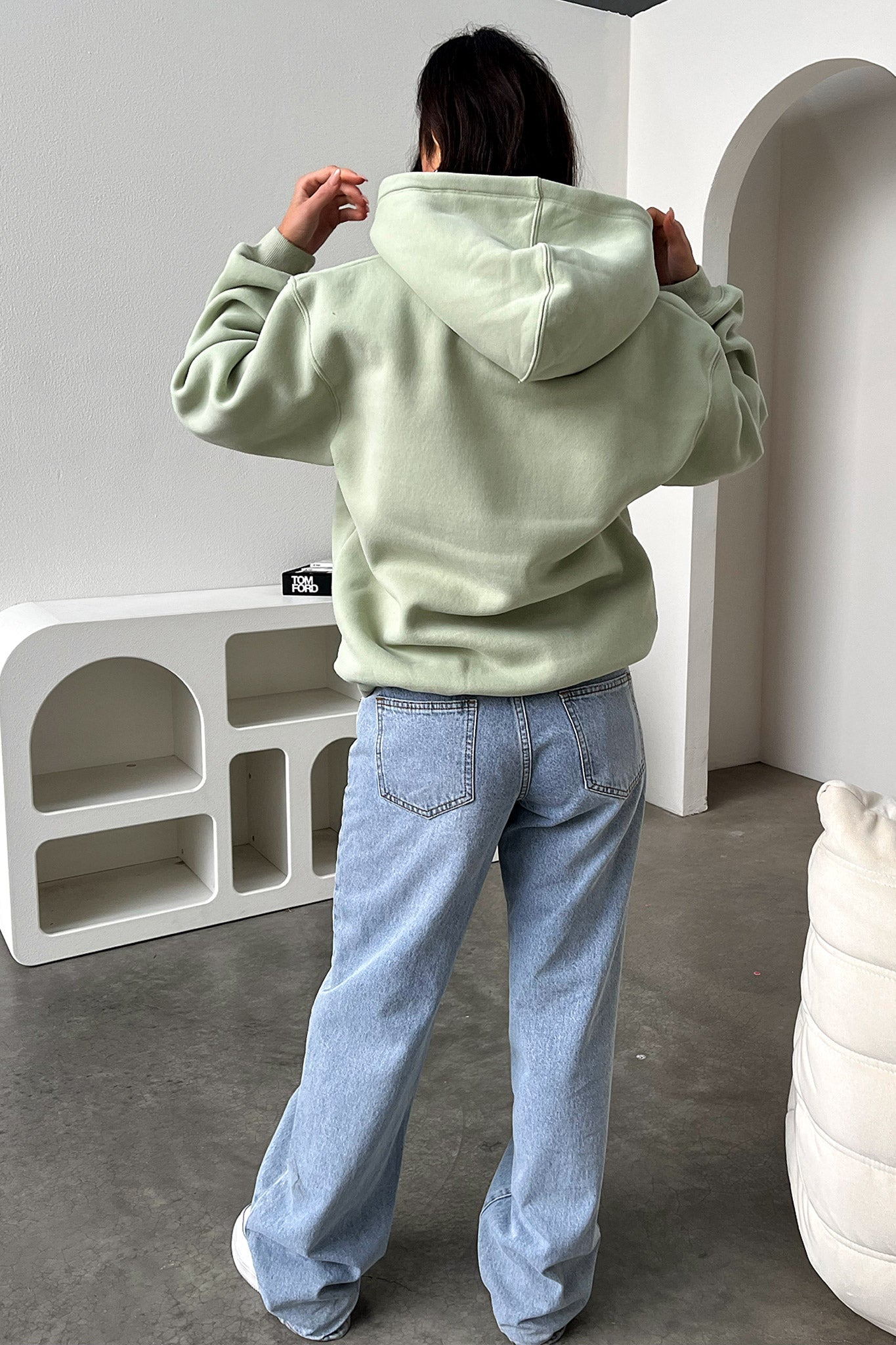 Los Angeles Hoodie - Sage-Coutiqo