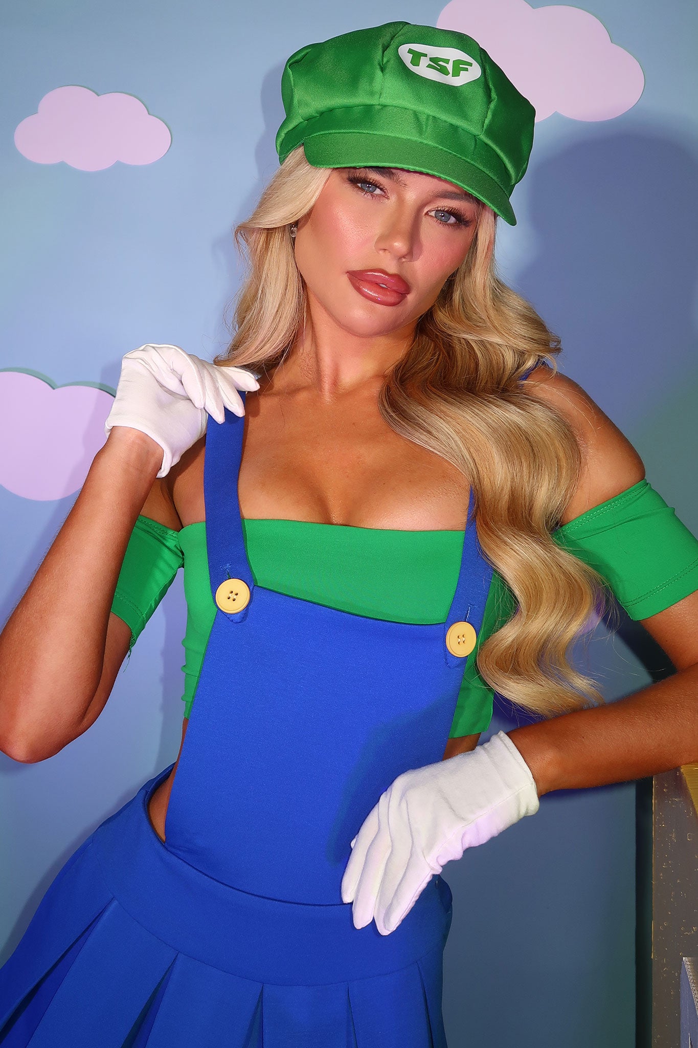 Level Up 2 Piece Set - Green/Blue-Coutiqo