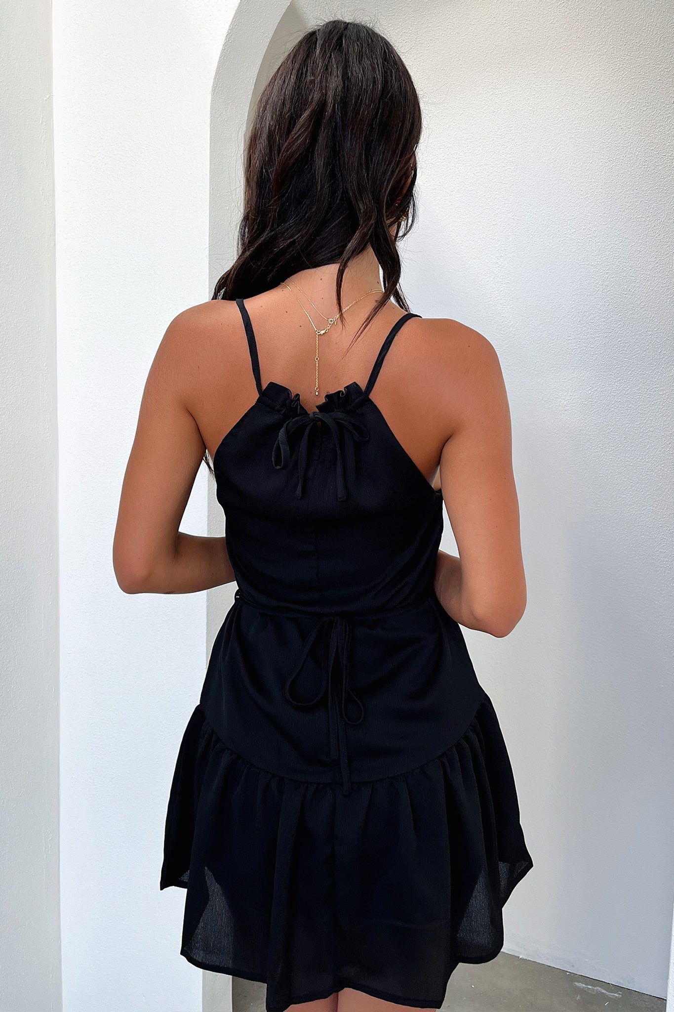 Lyra Dress - Black-Coutiqo
