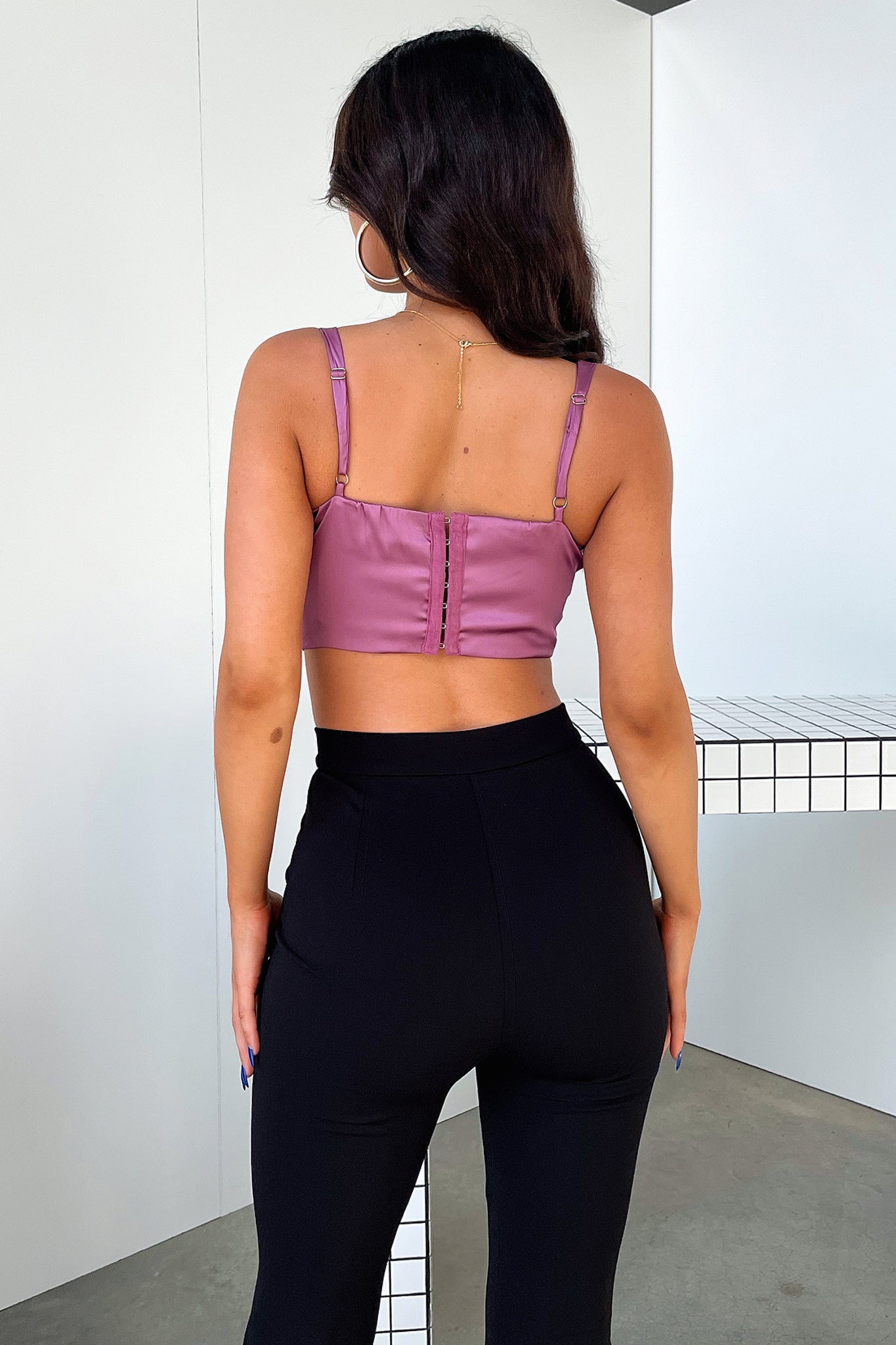 Madrid Crop - Purple-Coutiqo