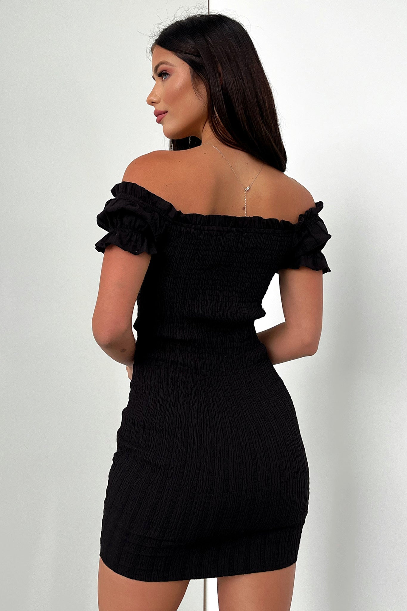 Maisie Dress - Black-Coutiqo