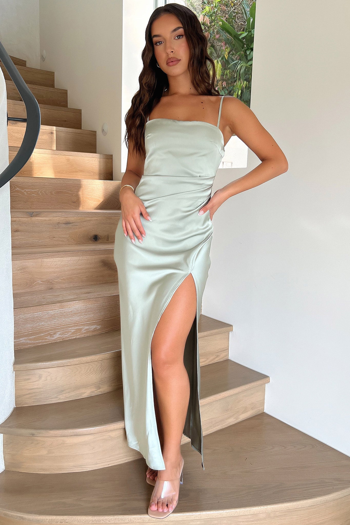Manesh Maxi Dress - Sage-Coutiqo