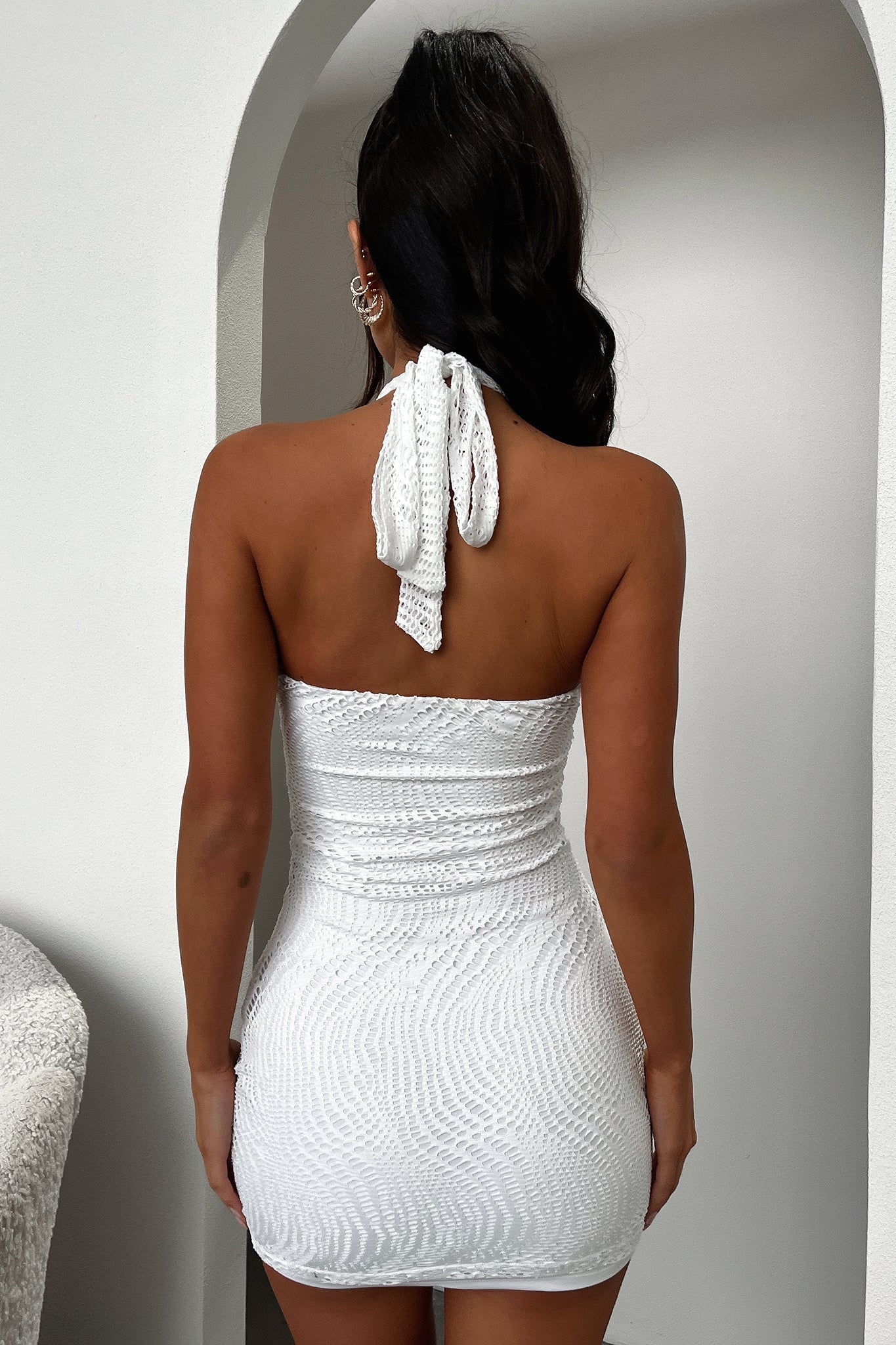 Mazi Dress - White-Coutiqo