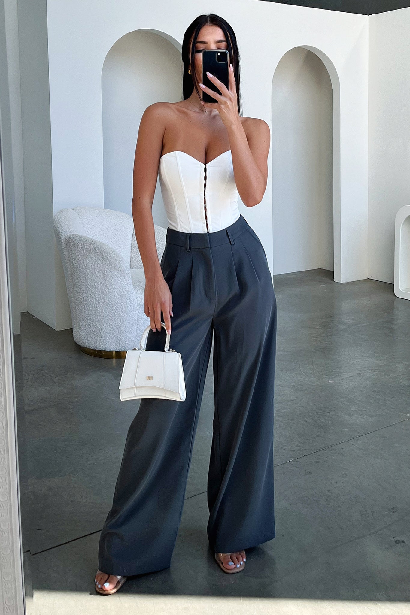 Melika Corset - White-Coutiqo