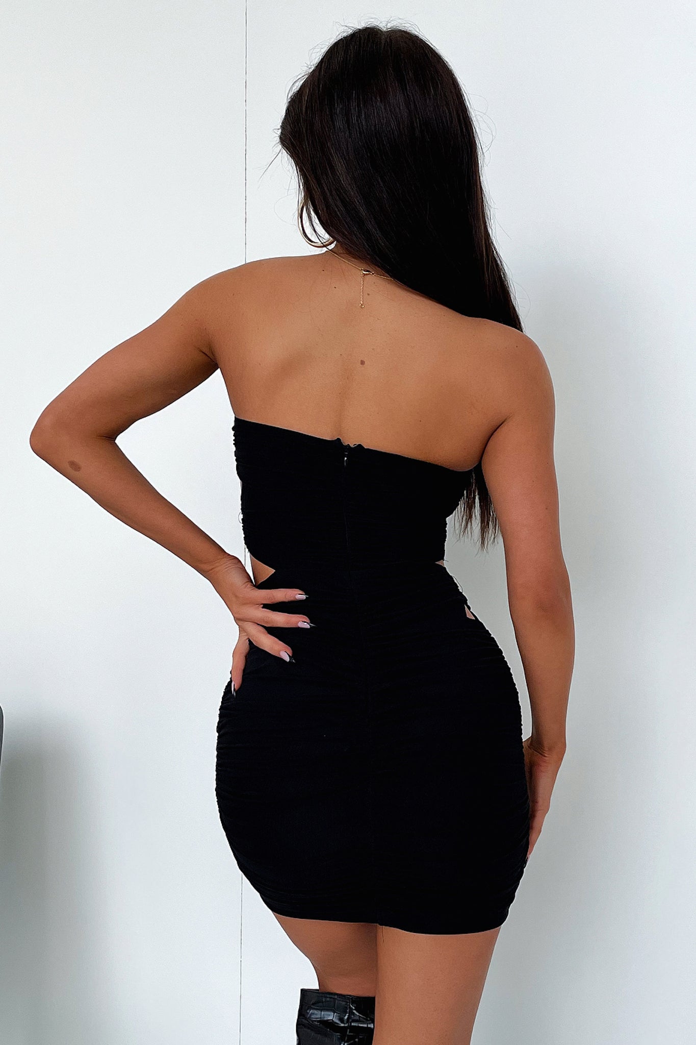 Mexica Dress - Black-Coutiqo