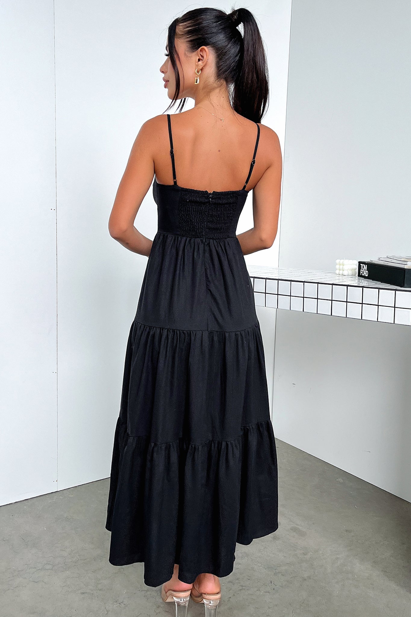 Mirana Dress - Black-Coutiqo