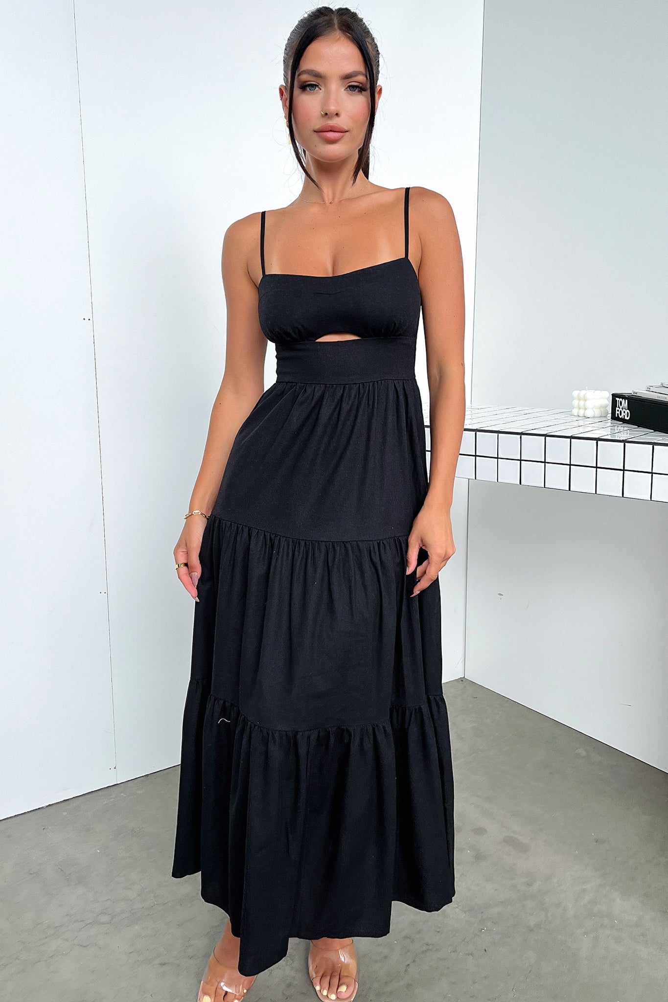 Mirana Dress - Black-Coutiqo