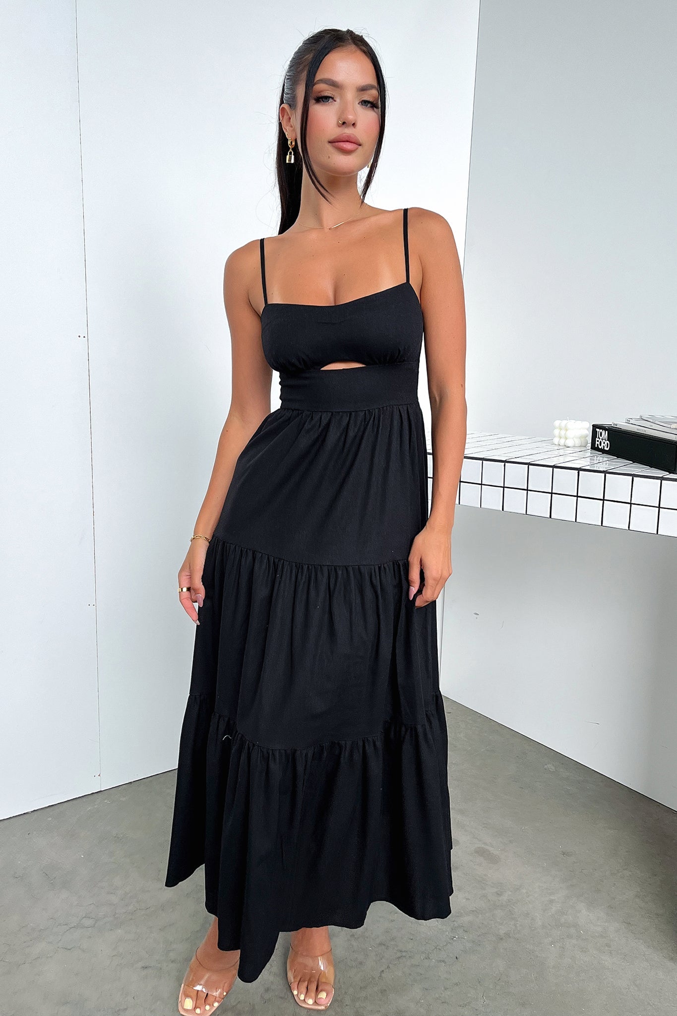 Mirana Dress - Black-Coutiqo