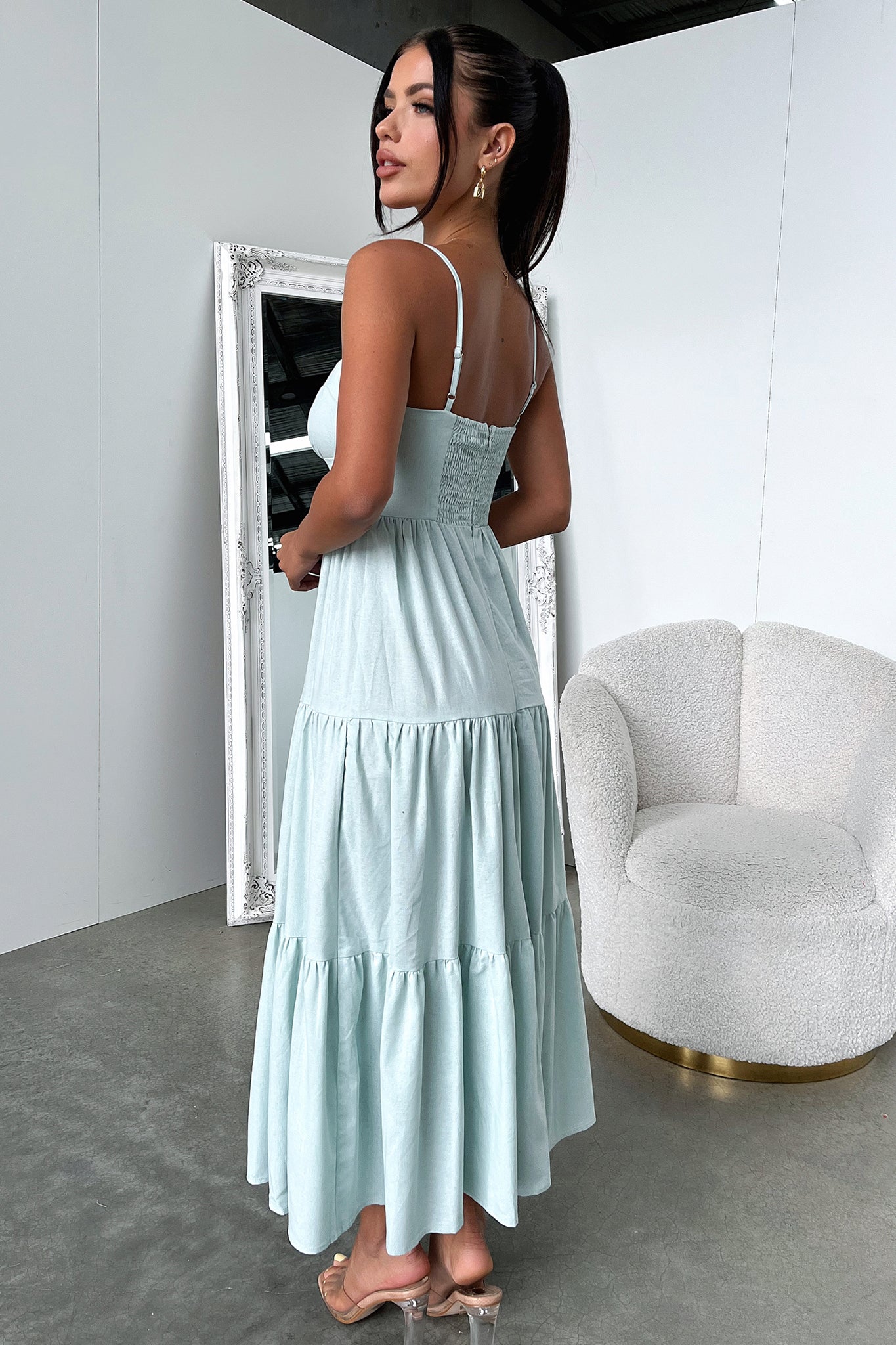 Mirana Dress - Sage-Coutiqo