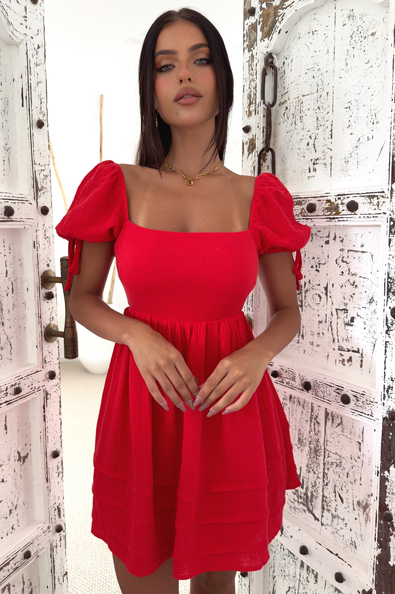 Missy Dress - Red-Coutiqo