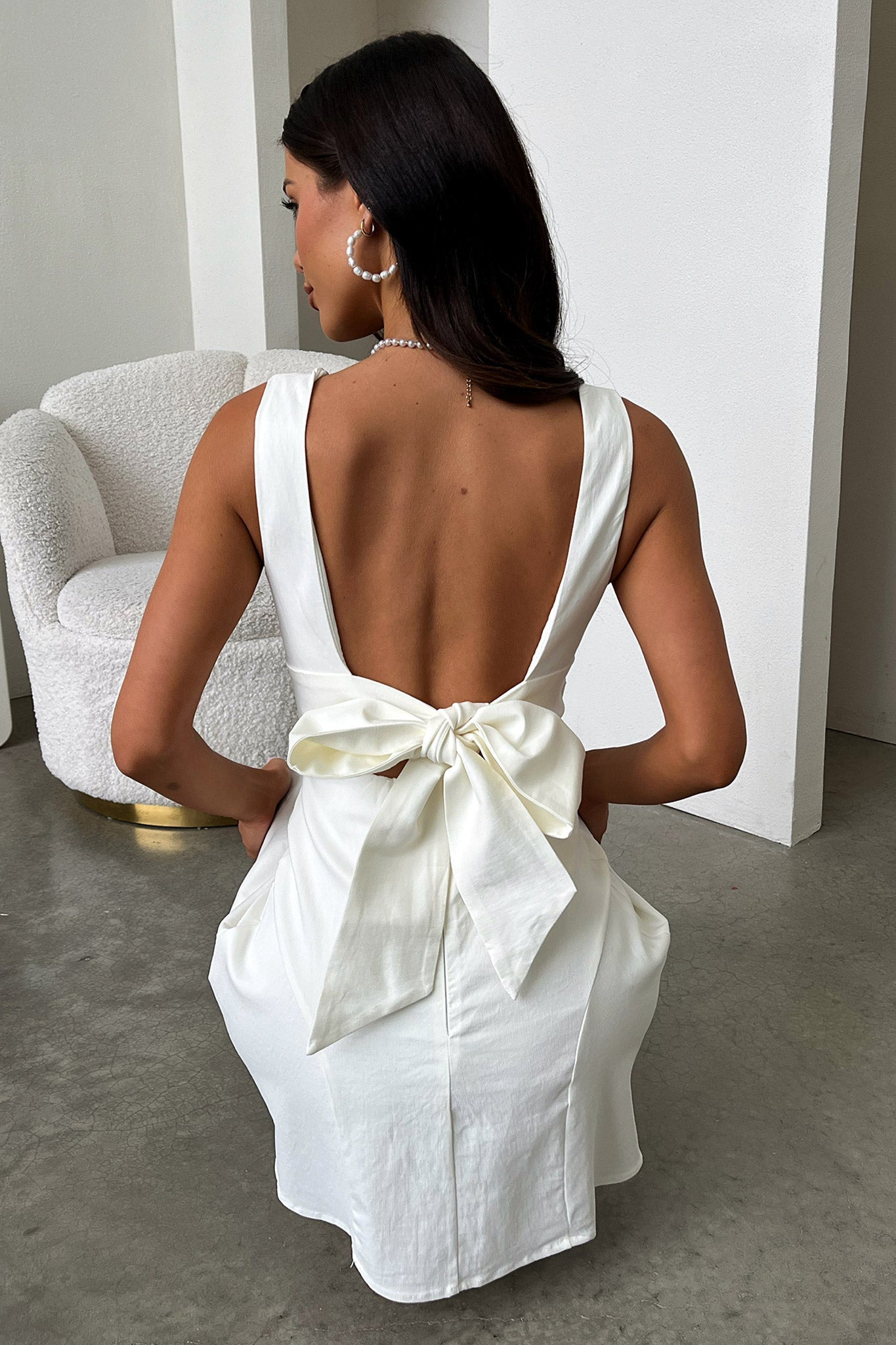 Morelle Dress - White-Coutiqo