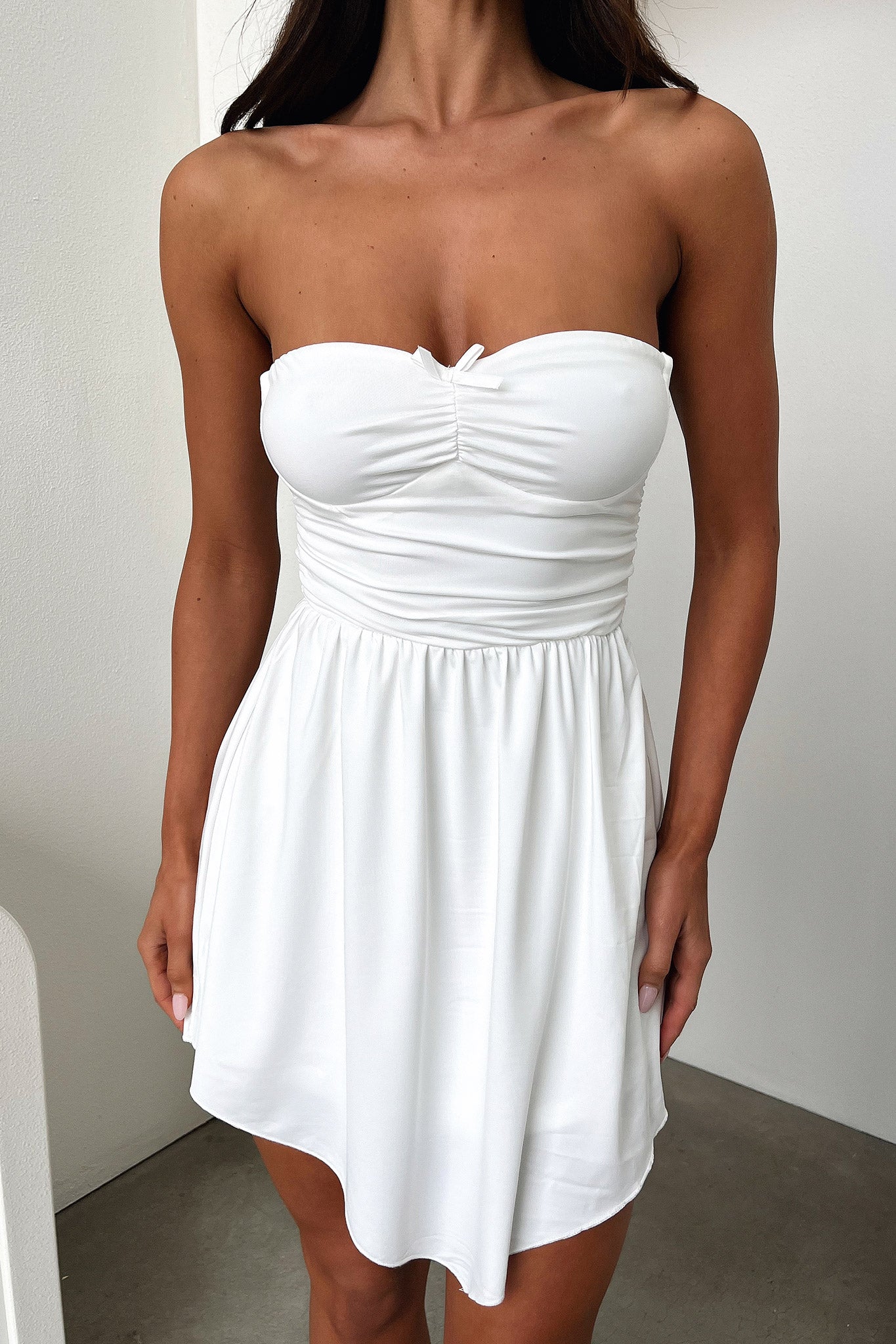 Moreno Dress - White-Coutiqo