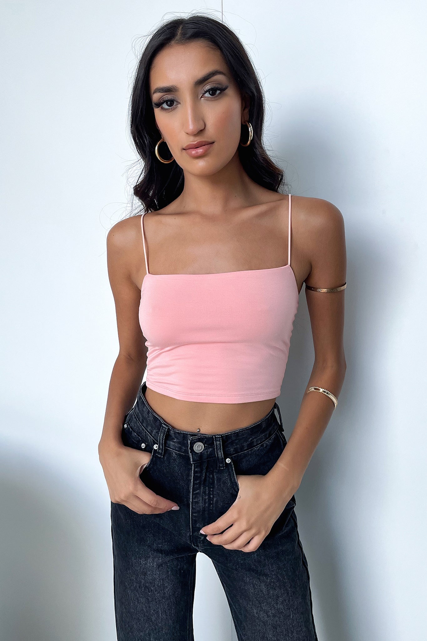 Niki Crop - Peach-Coutiqo