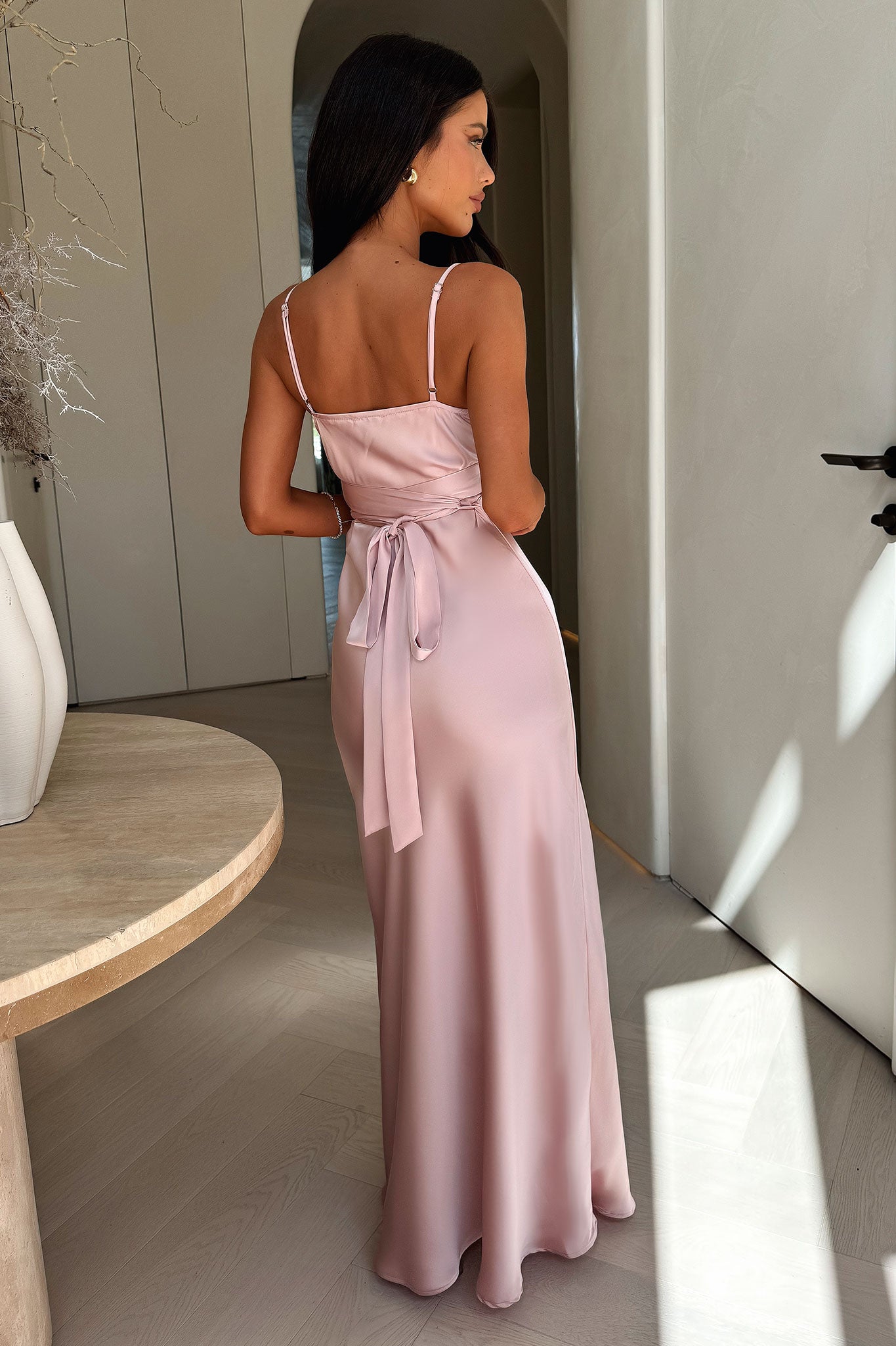 Novella Maxi Dress - Pink-Coutiqo