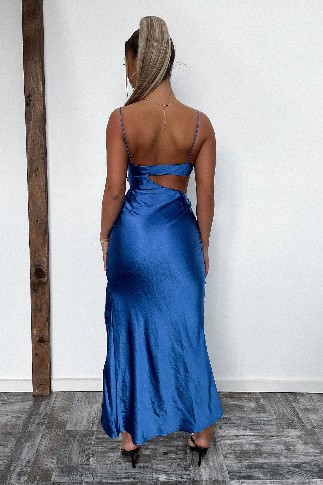 Oasis Maxi Dress - Royal Blue-Coutiqo
