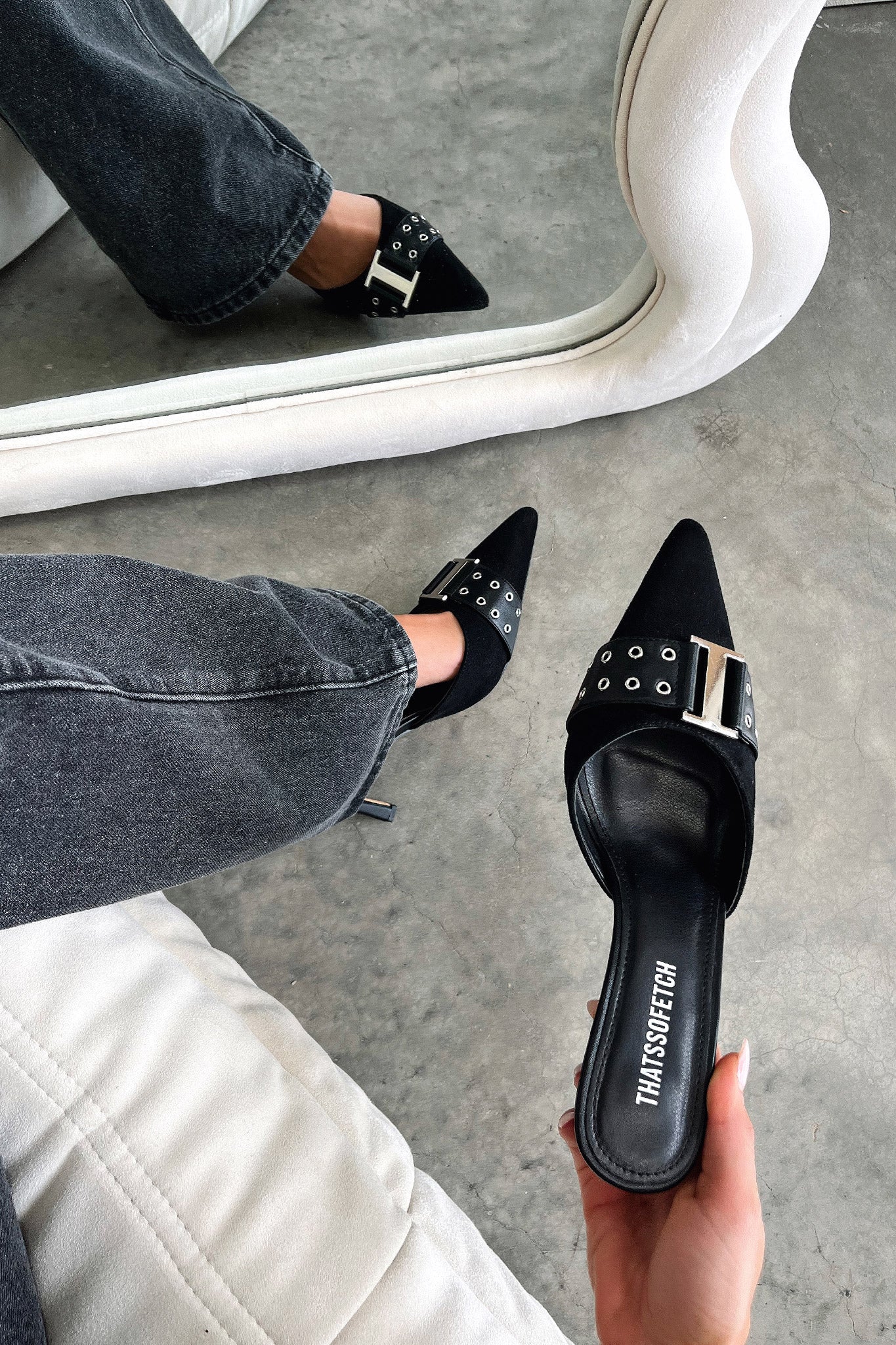 Odina Heels - Black-Coutiqo