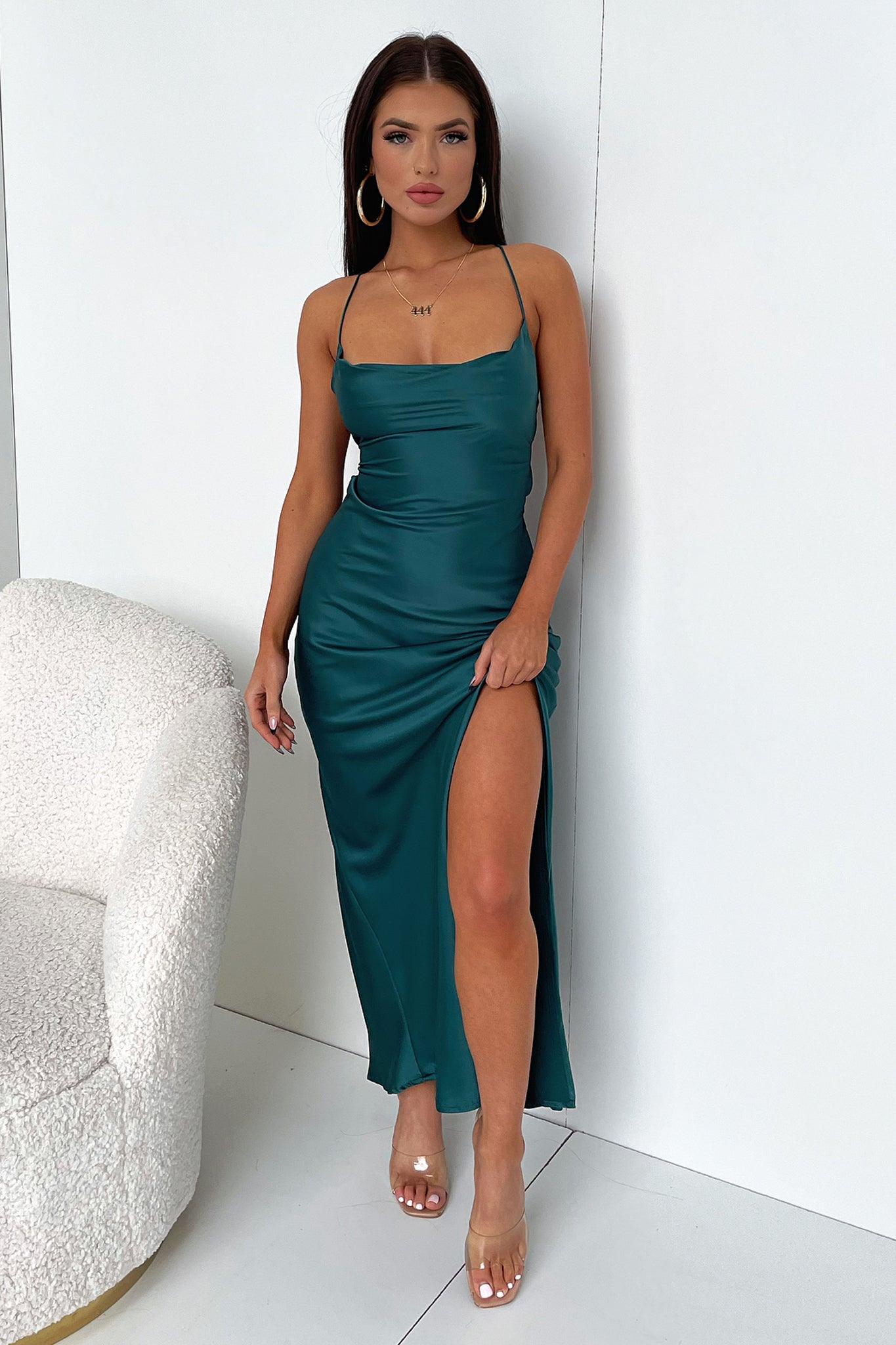 Olivia Maxi Dress - Emerald-Coutiqo