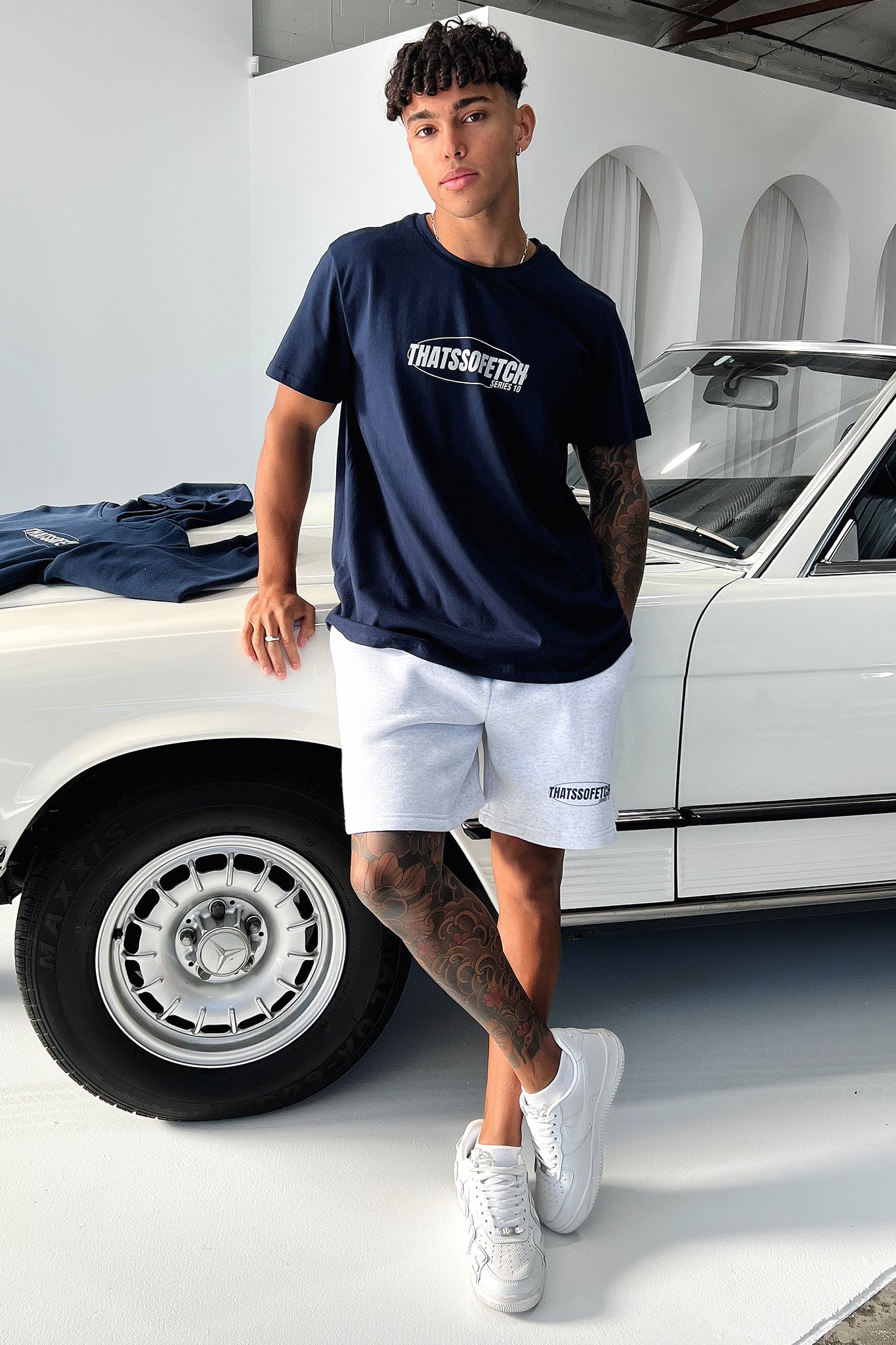 Series 10 3/4 Shorts - Grey-Coutiqo
