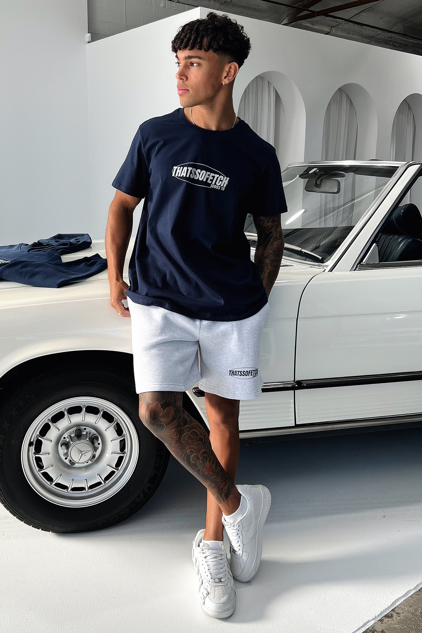 Series 10 3/4 Shorts - Grey-Coutiqo