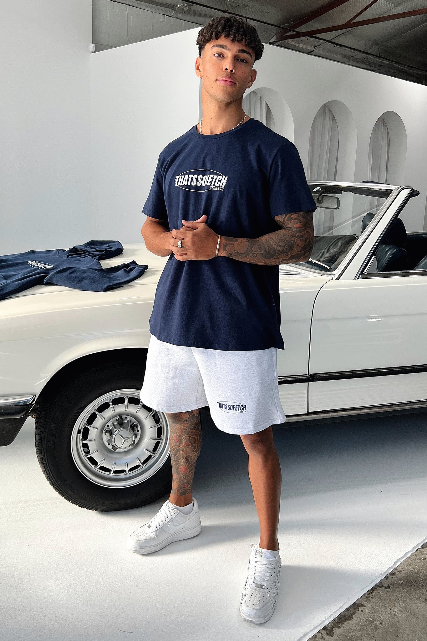 Series 10 3/4 Shorts - Grey-Coutiqo