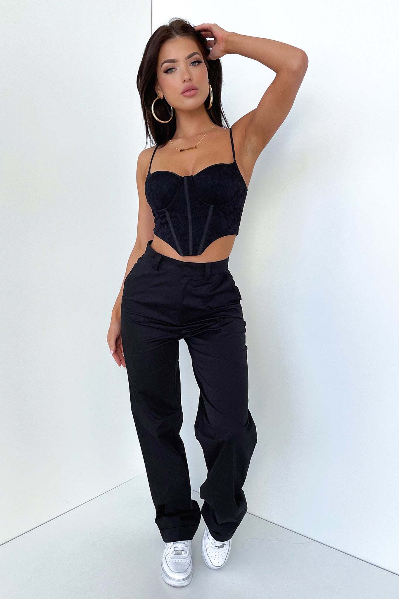 Marko Lace Corset - Black-Coutiqo