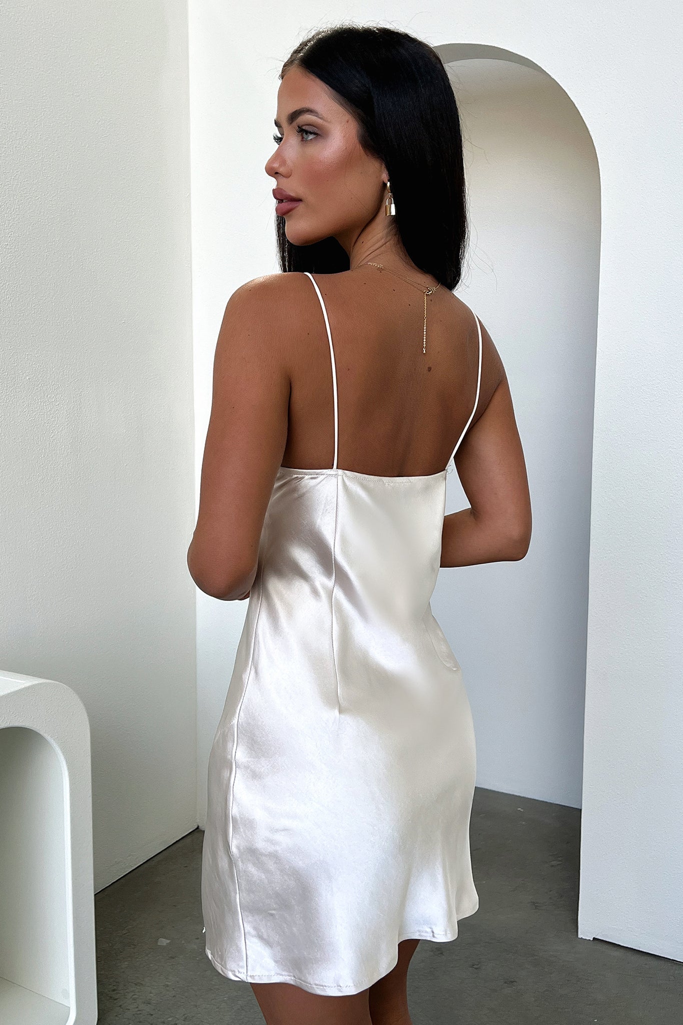 Rhea Dress - Champagne-Coutiqo