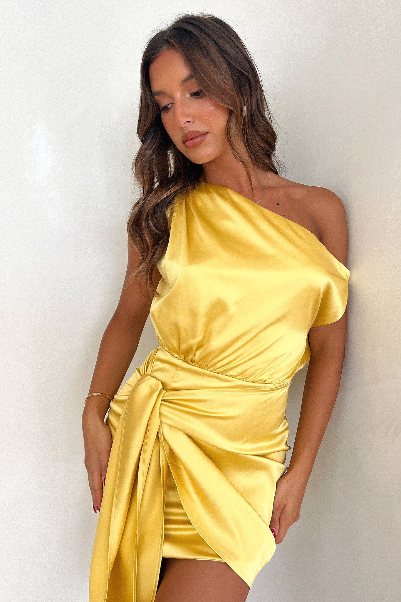 Ricci Dress - Yellow-Coutiqo