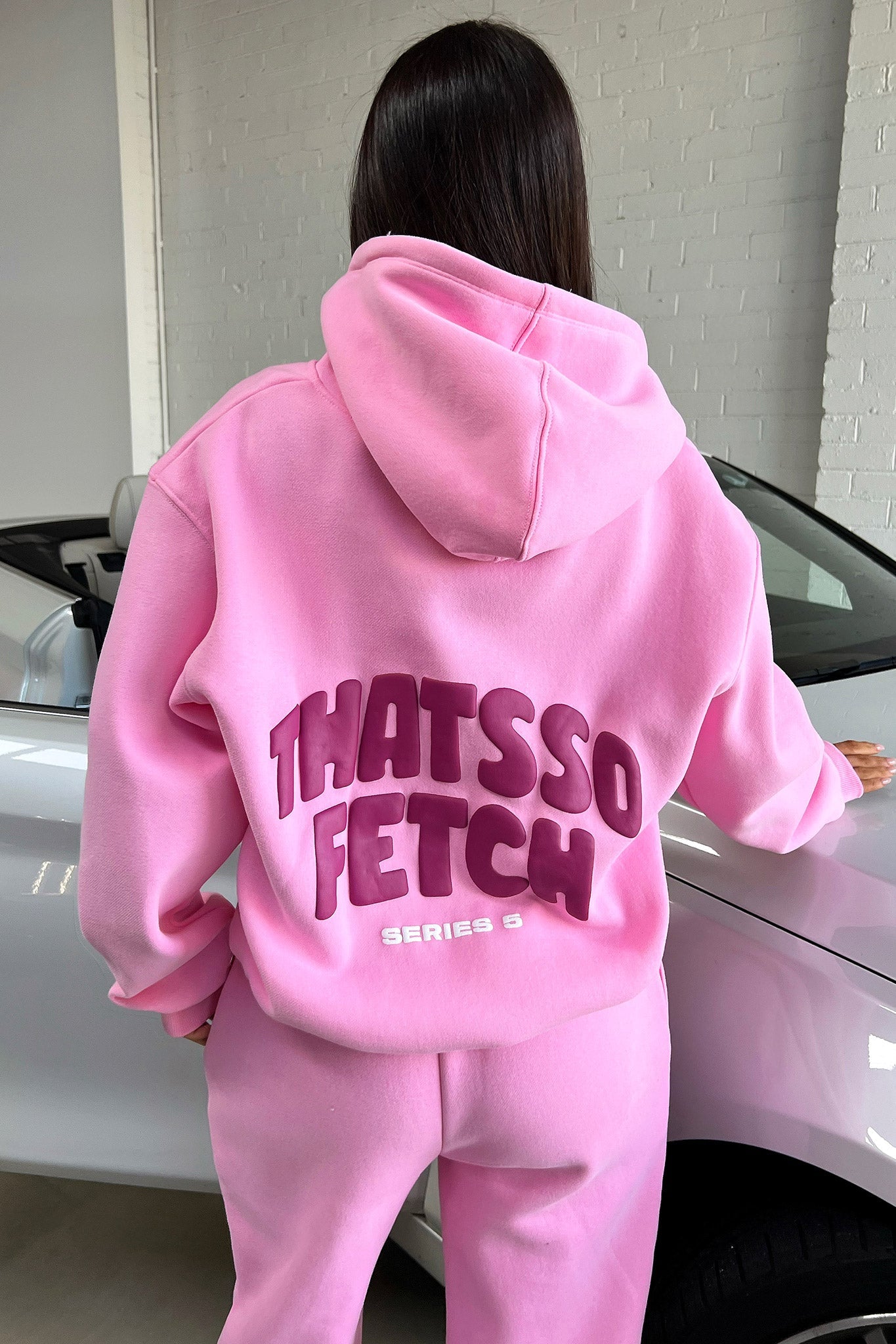 Series 5 Hoodie - Pink/Burgundy-Coutiqo