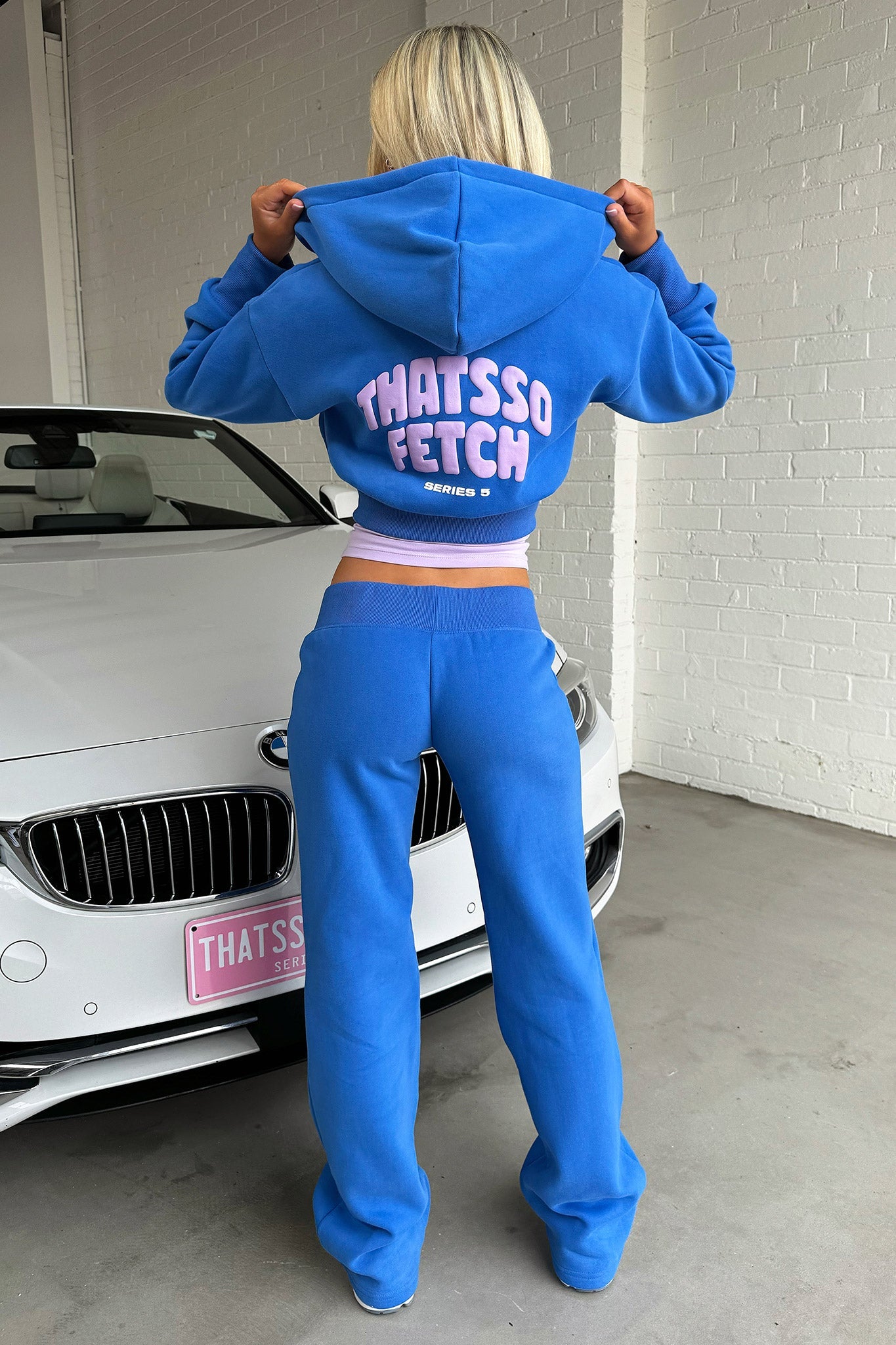 Series 5 Cropped Jacket - Royal Blue-Coutiqo
