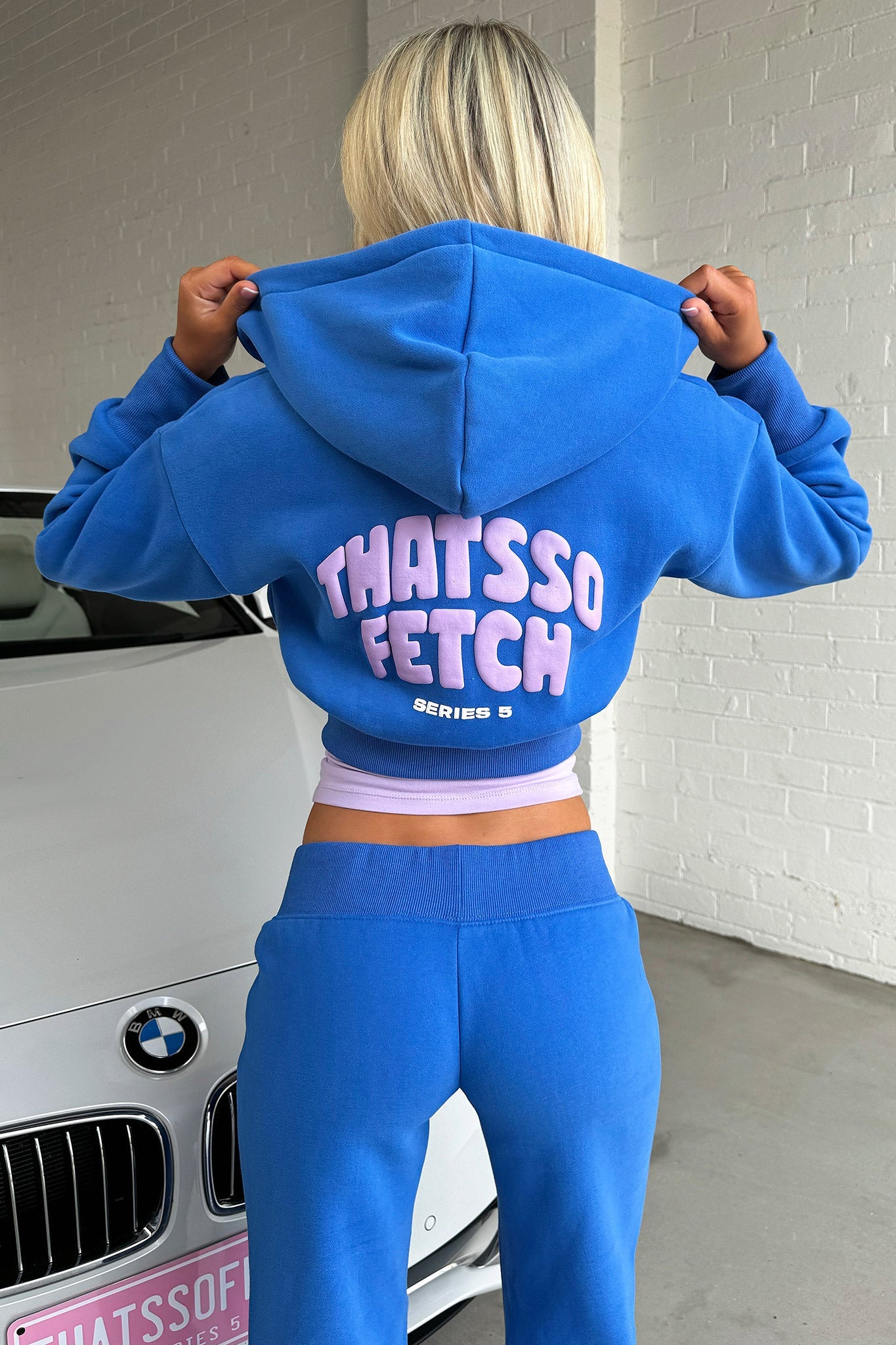 Series 5 Cropped Jacket - Royal Blue-Coutiqo