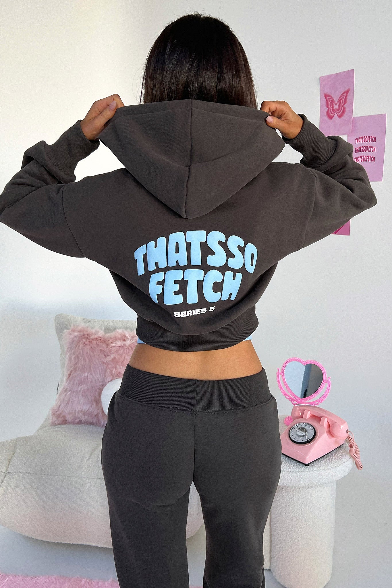 Series 5 Low Rise Sweatpants - Charcoal/Blue-Coutiqo