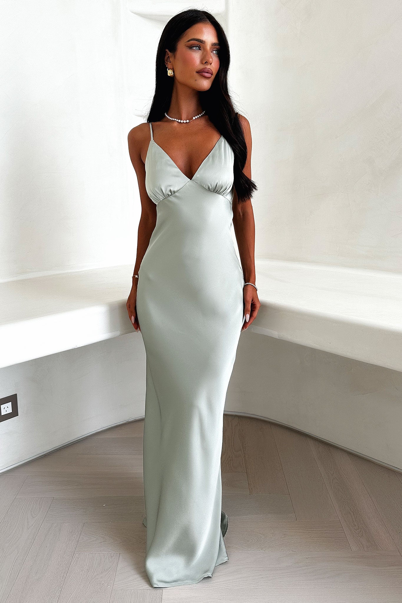 Sabilla Maxi Dress - Sage-Coutiqo