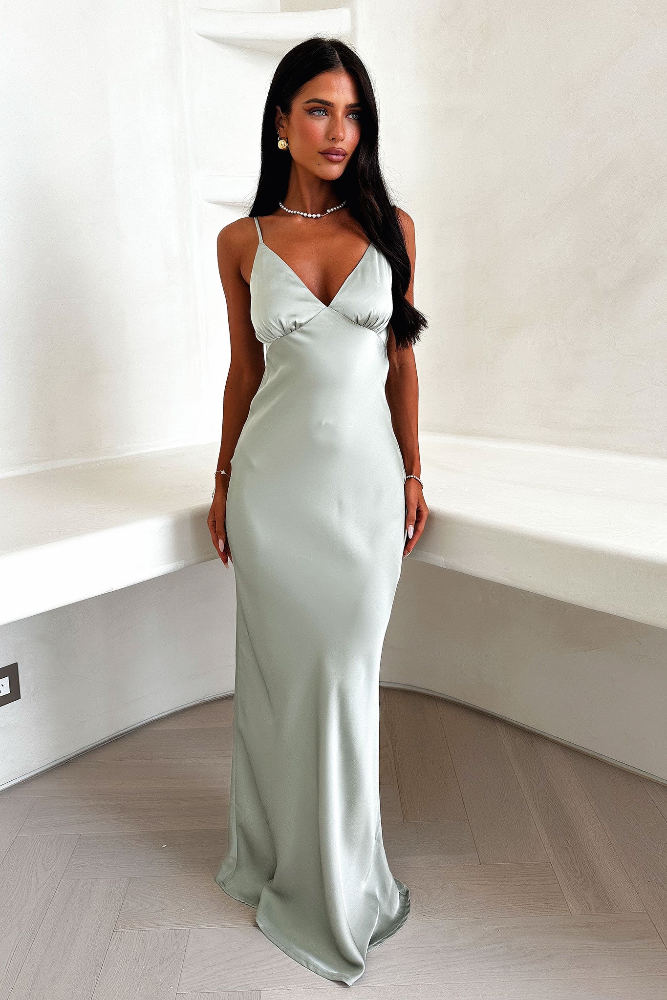 Sabilla Maxi Dress - Sage-Coutiqo