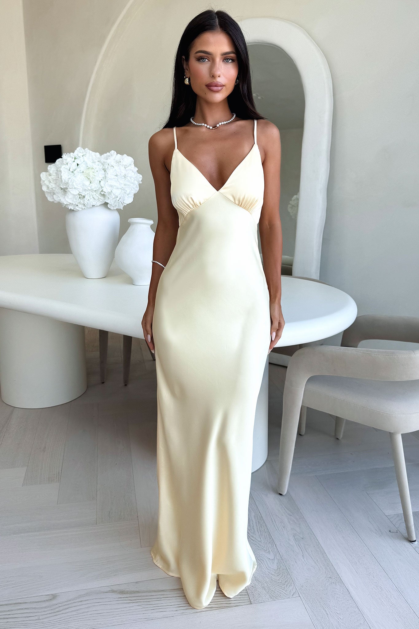 Sabilla Maxi Dress - Yelllow-Coutiqo