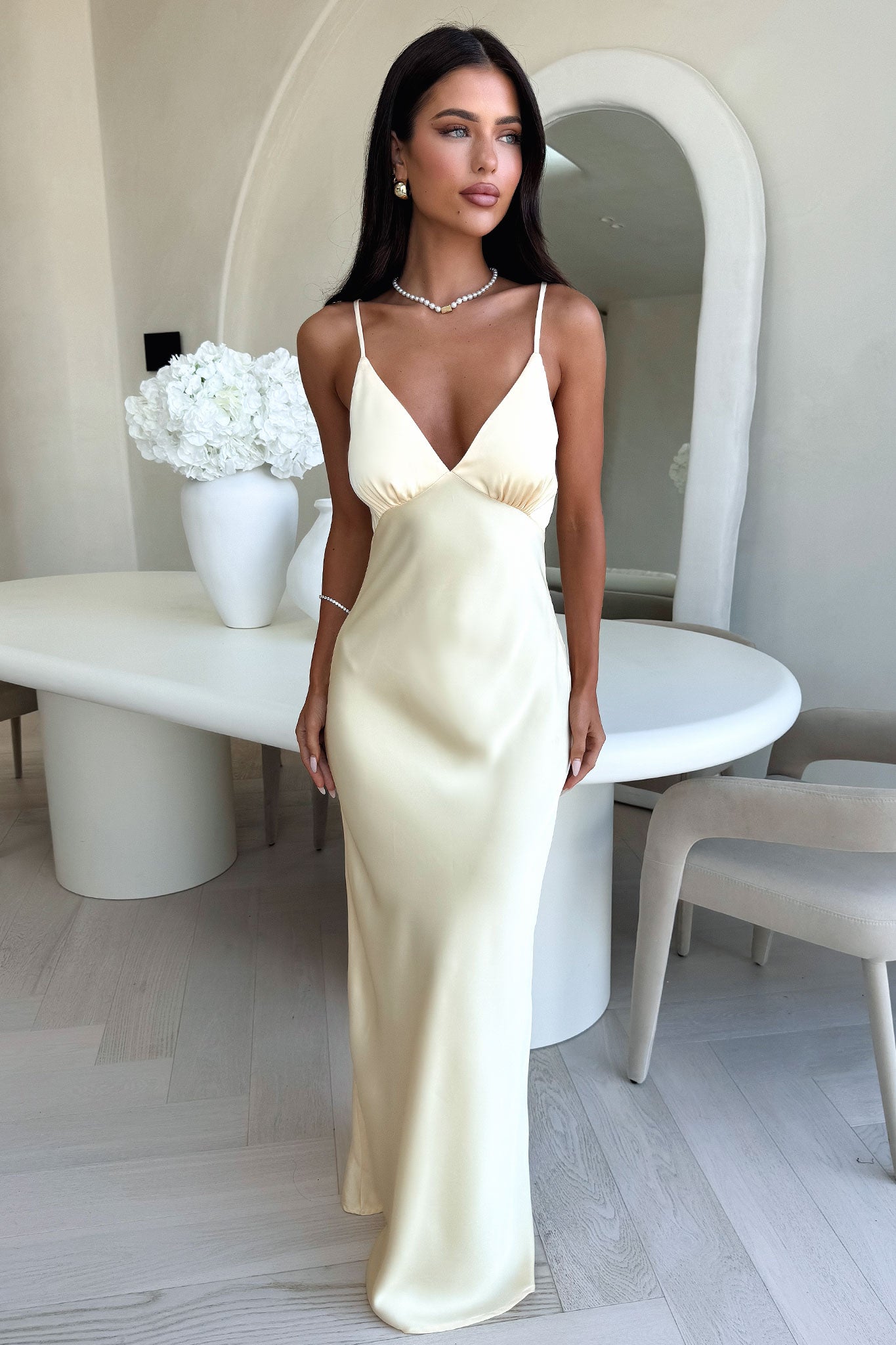 Sabilla Maxi Dress - Yelllow-Coutiqo