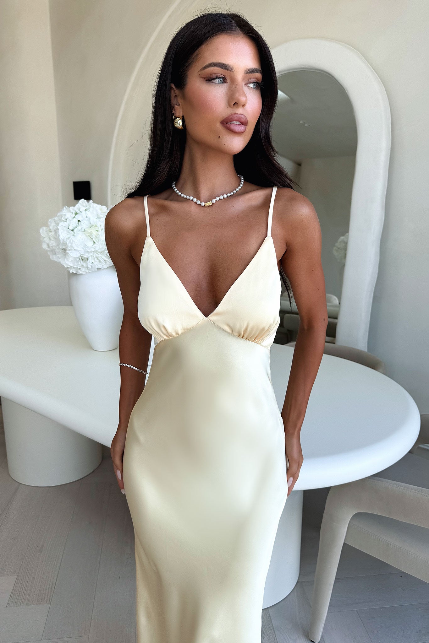 Sabilla Maxi Dress - Yelllow-Coutiqo