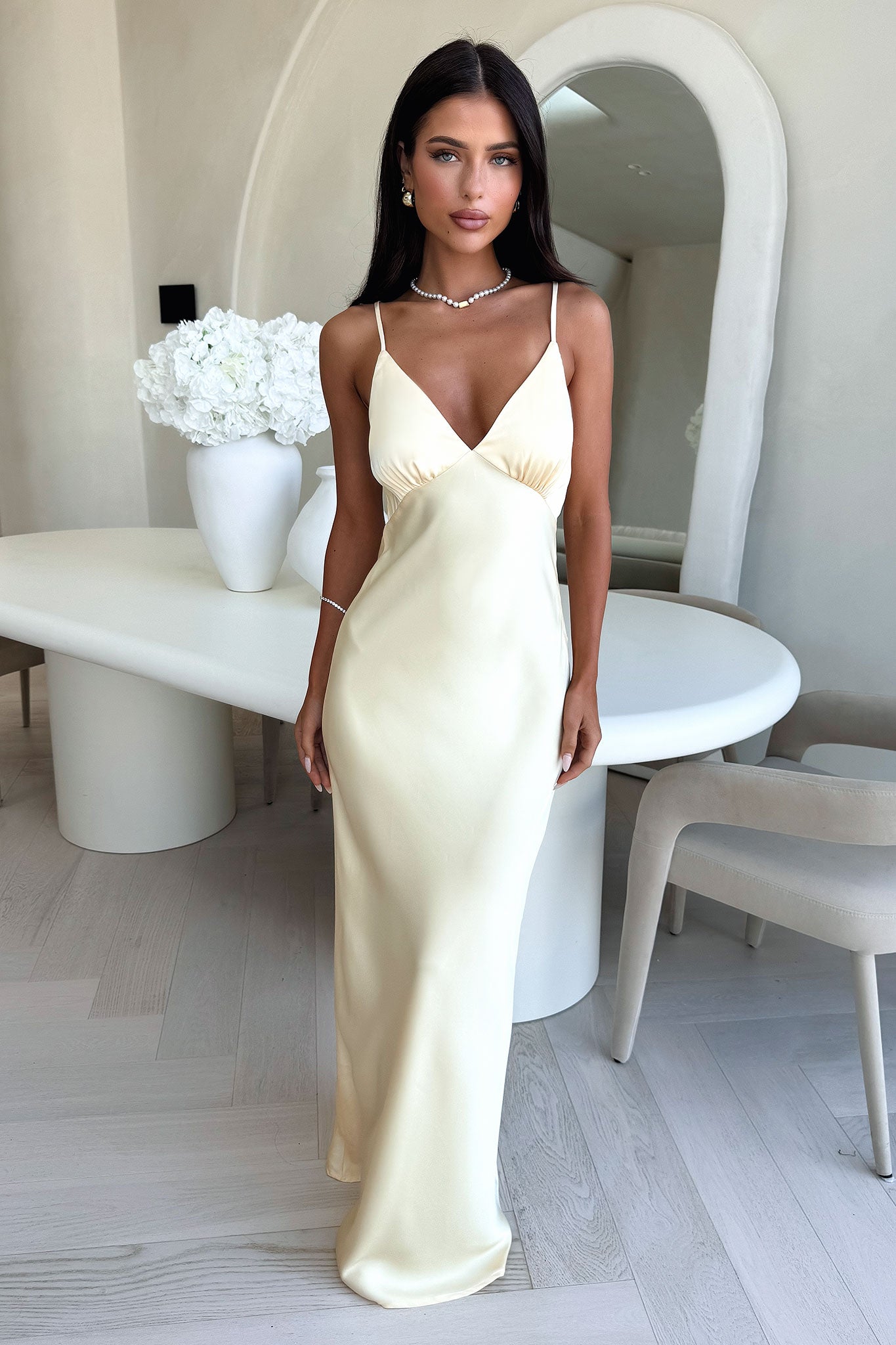 Sabilla Maxi Dress - Yelllow-Coutiqo