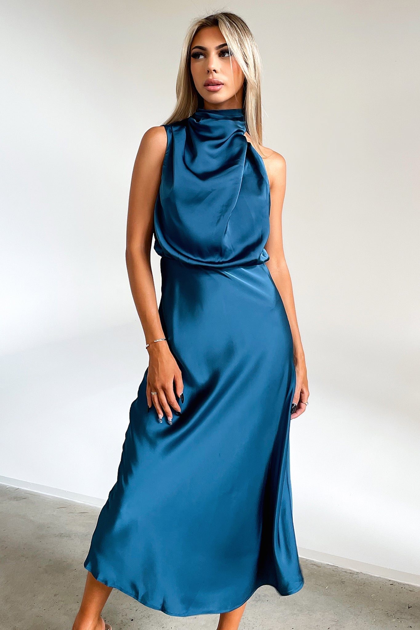 Santorini Maxi Dress - Emerald-Coutiqo