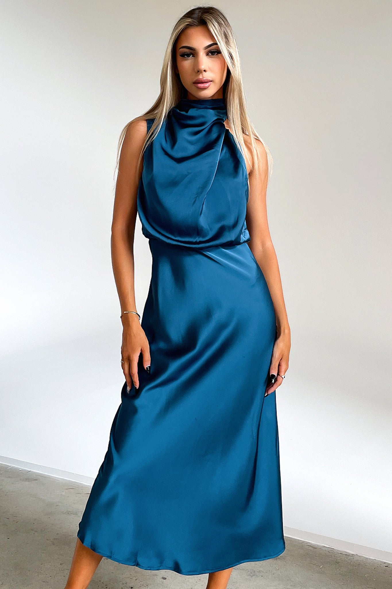 Santorini Maxi Dress - Emerald-Coutiqo