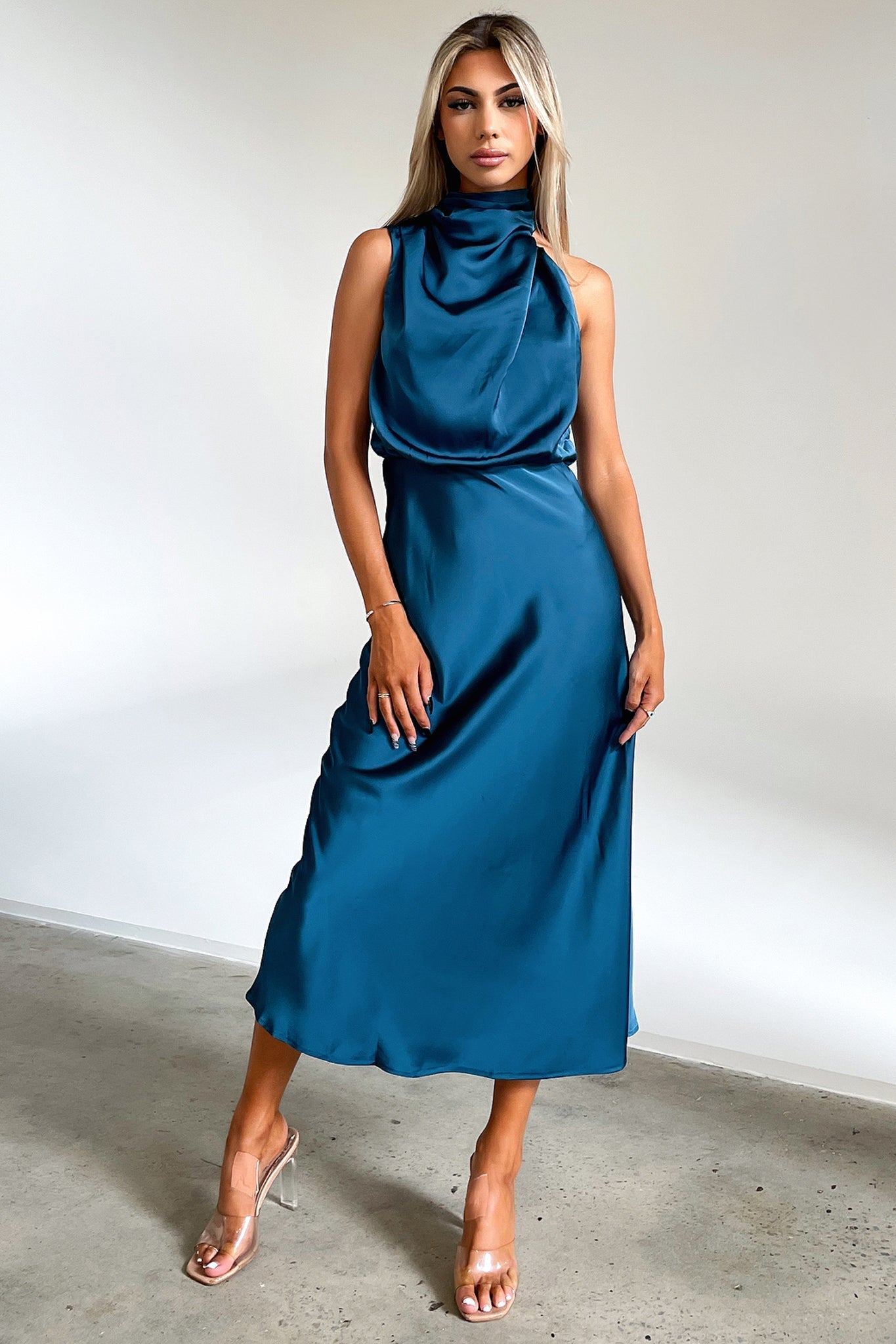 Santorini Maxi Dress - Emerald-Coutiqo