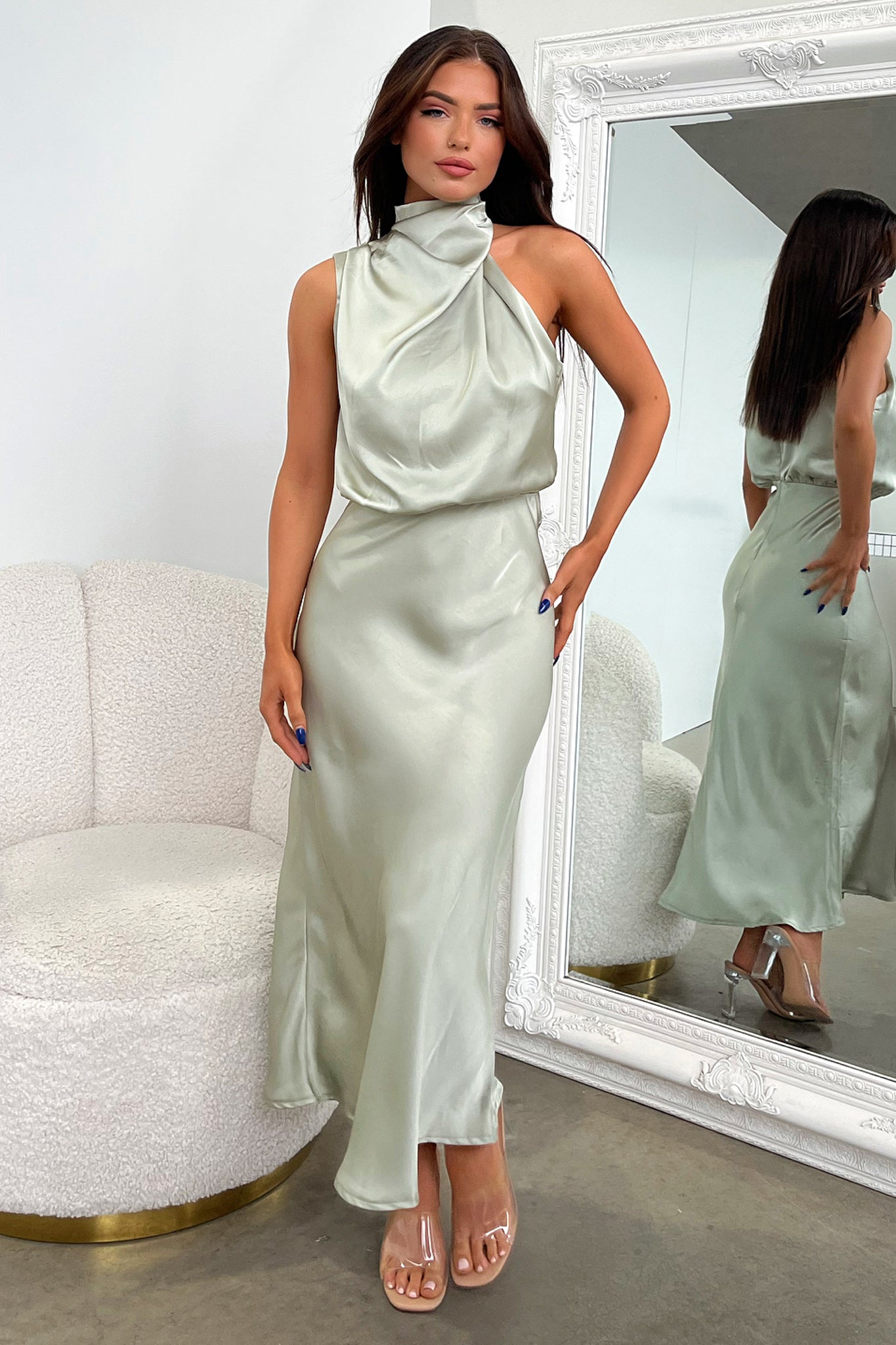 Santorini Maxi Dress - Sage-Coutiqo